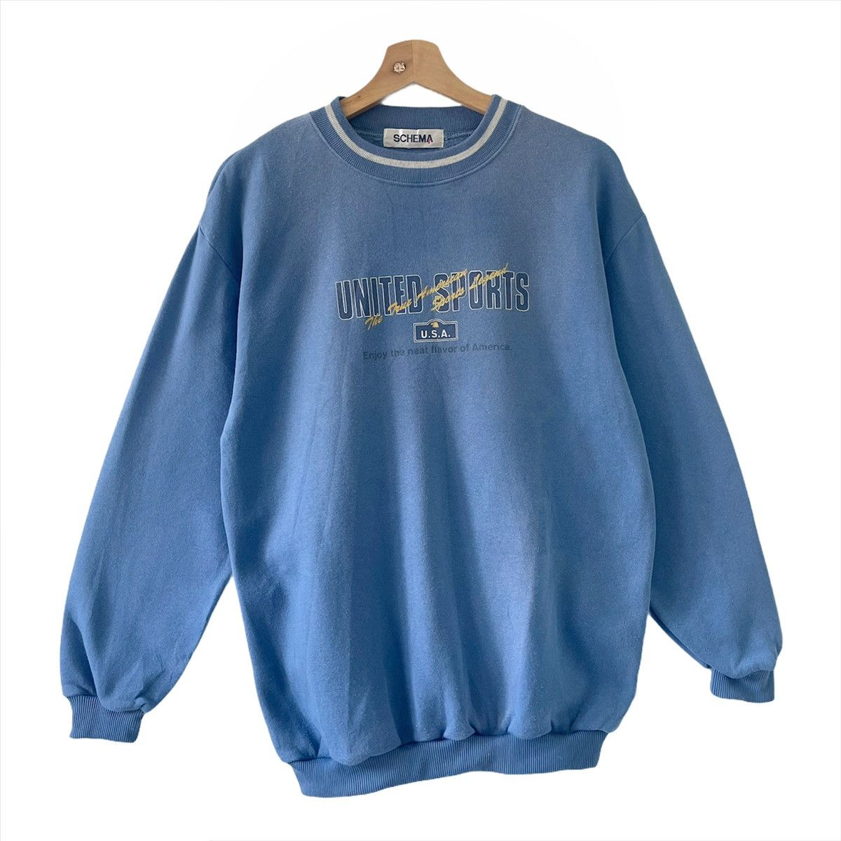Vintage United State Sport Crewneck Sweatshirt Size M Size US M / EU 48-50 / 2 - 1 Thumbnail