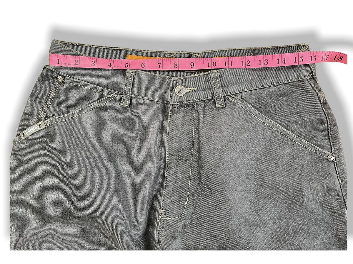 Vintage JNCO Grails Freaky Massive Baggy Denim Jeans Cargo Size US 34 / EU 50 - 2 Thumbnail