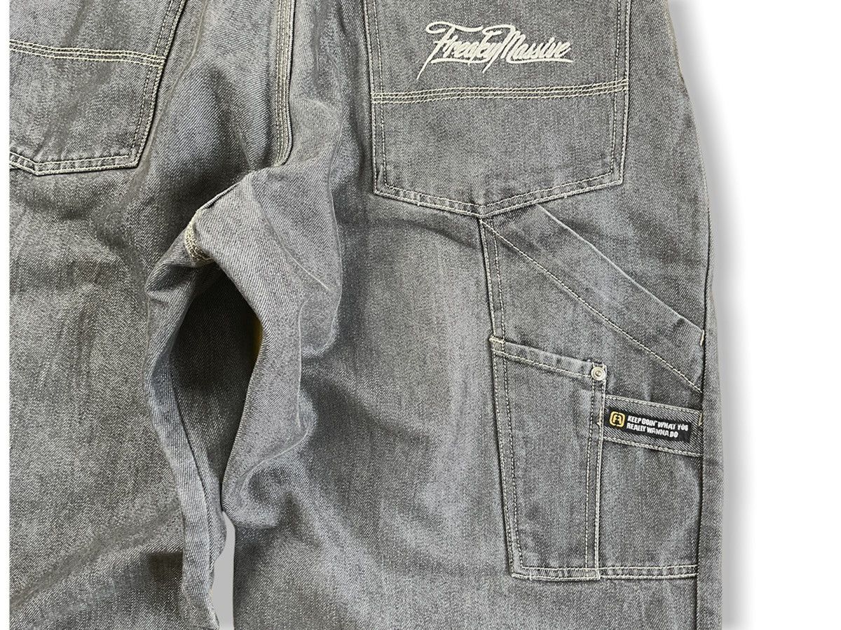 Vintage JNCO Grails Freaky Massive Baggy Denim Jeans Cargo Size US 34 / EU 50 - 10 Thumbnail