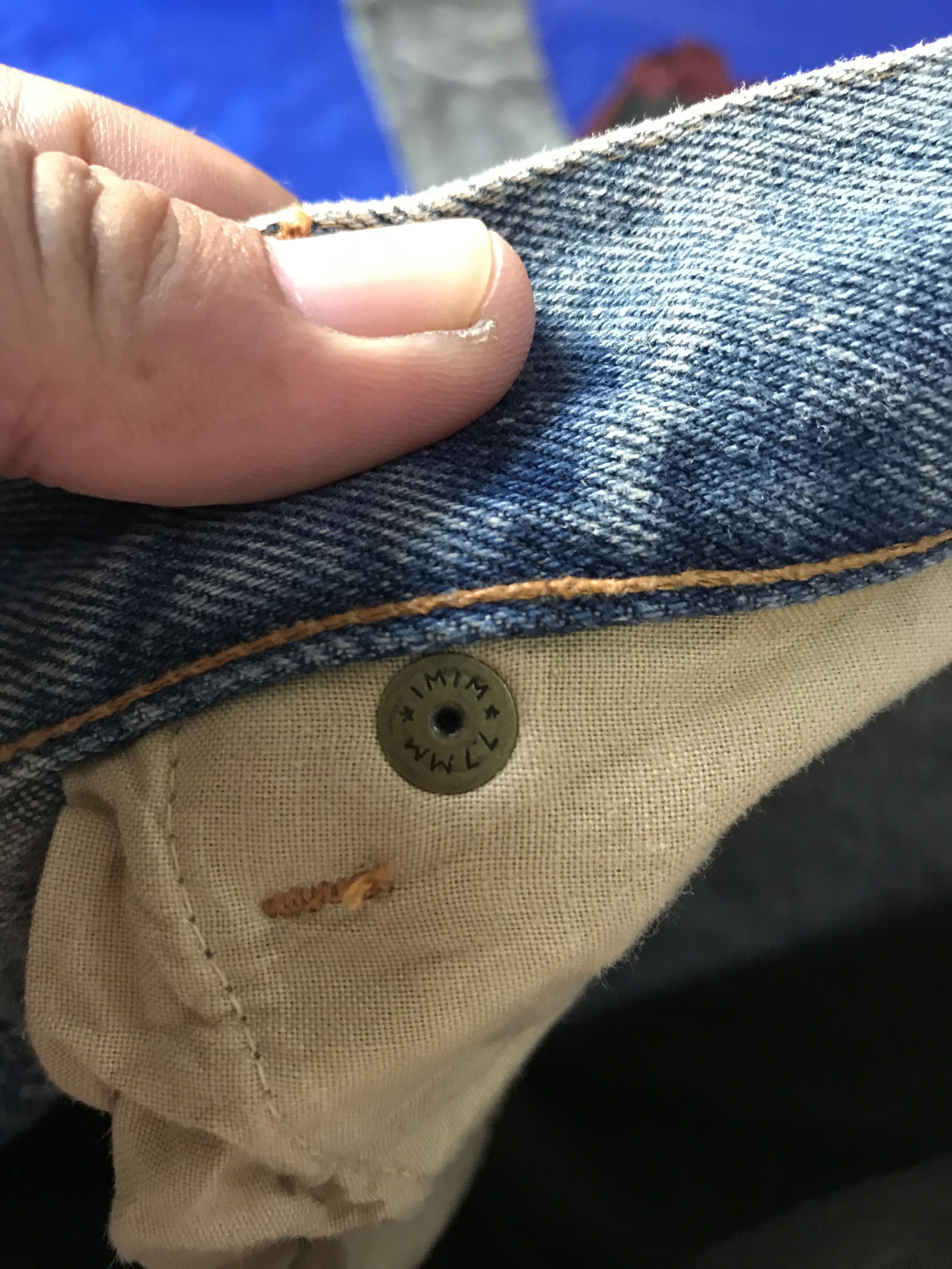 Japanese Brand AmorePuro Heavy Painter Splash Denim Size US 29 - 12 Thumbnail