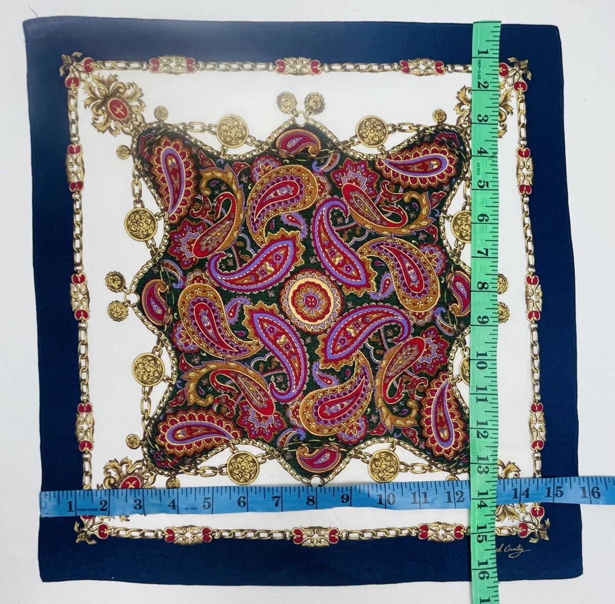 Vintage Paisley Bandana Handkerchief Neckerchief Scarf Size ONE SIZE - 5 Preview