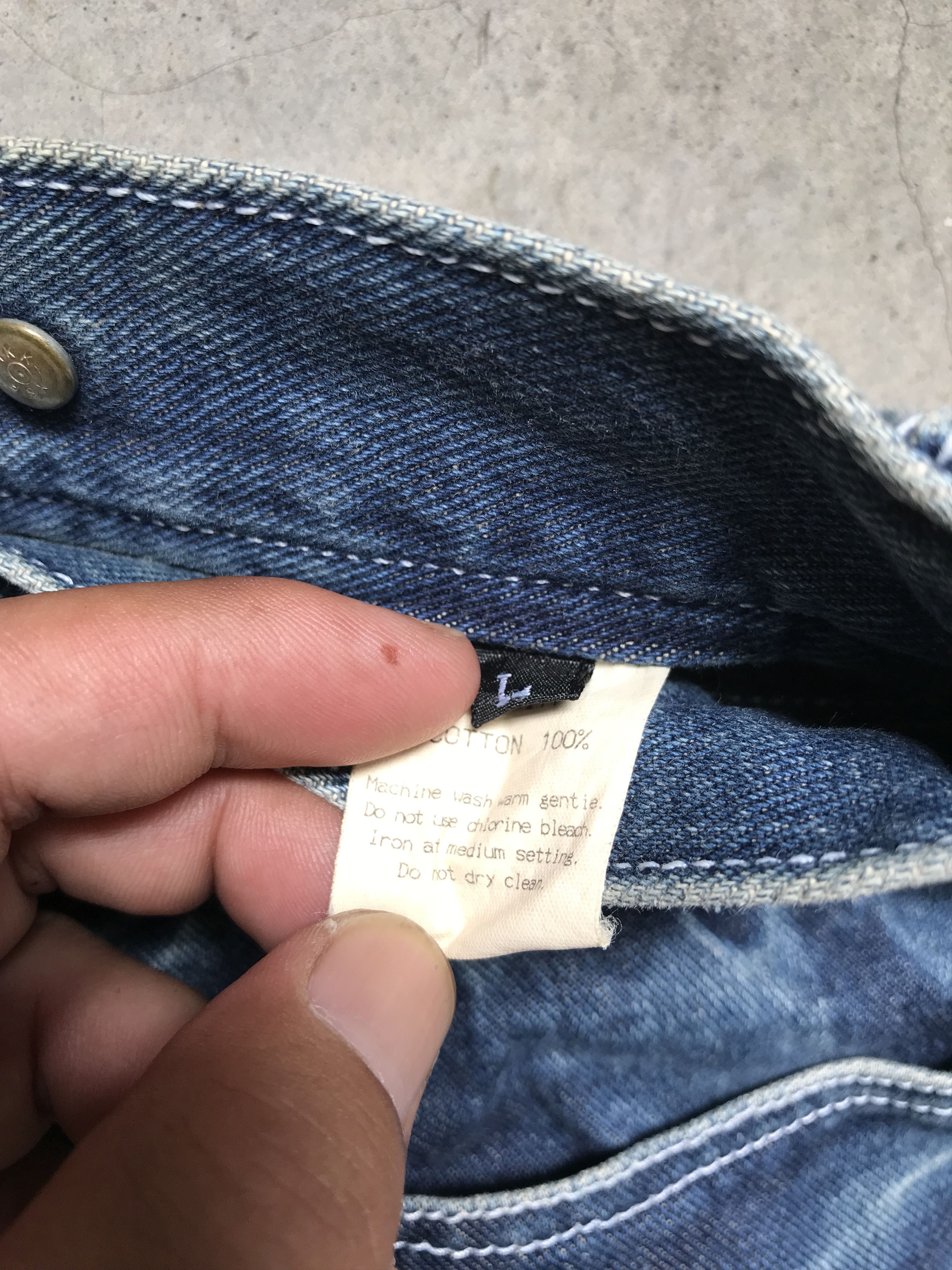 Japanese Brand Italian Japan Mximilian Designer Suspender Denim Size US 31 - 13 Thumbnail