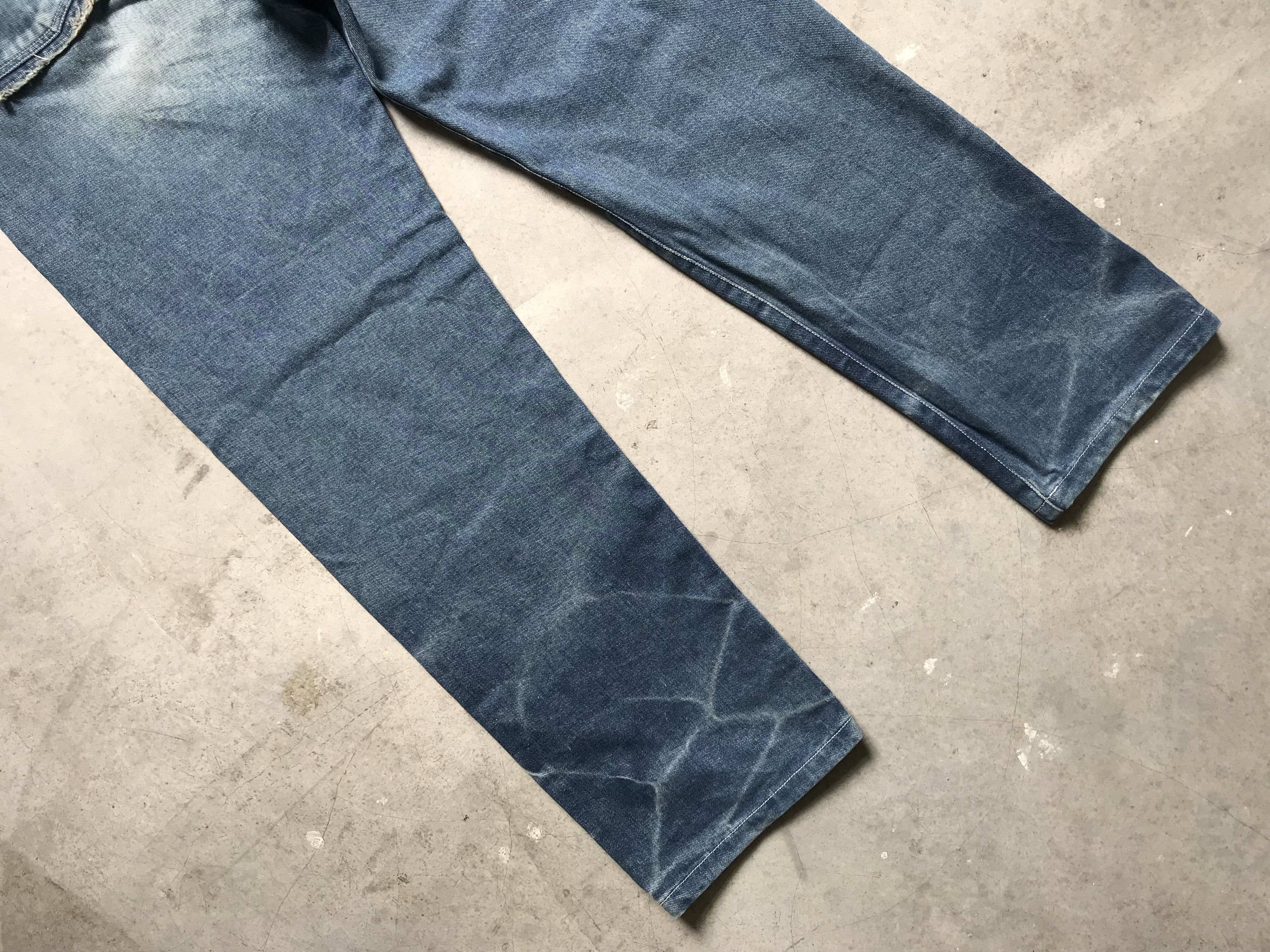Japanese Brand Italian Japan Mximilian Designer Suspender Denim Size US 31 - 10 Thumbnail