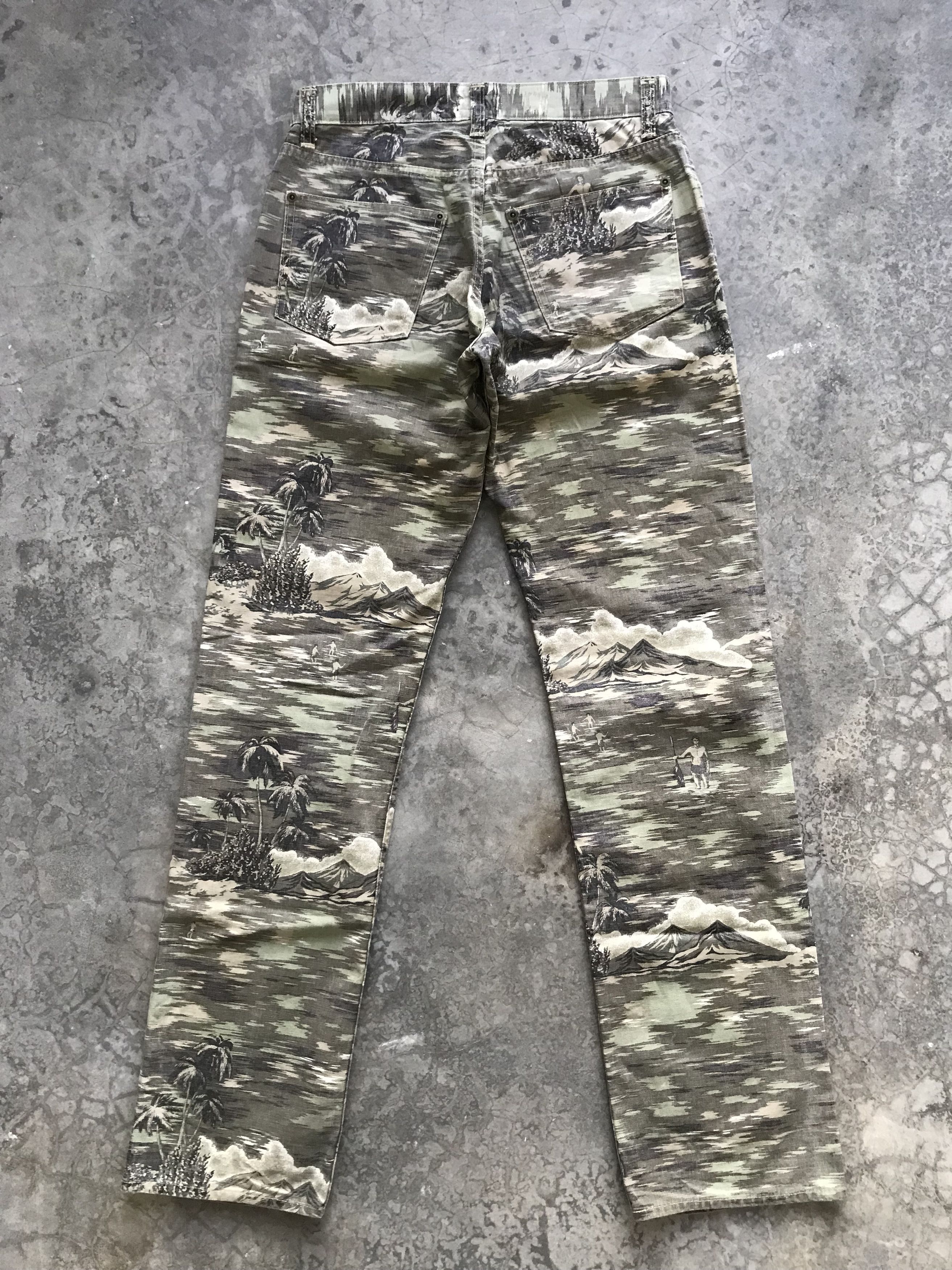 Japanese Brand × Johnbull 💥ART💥Vintage JOHNBULL Tropicamo Statement Pant Size US 29 - 8 Thumbnail