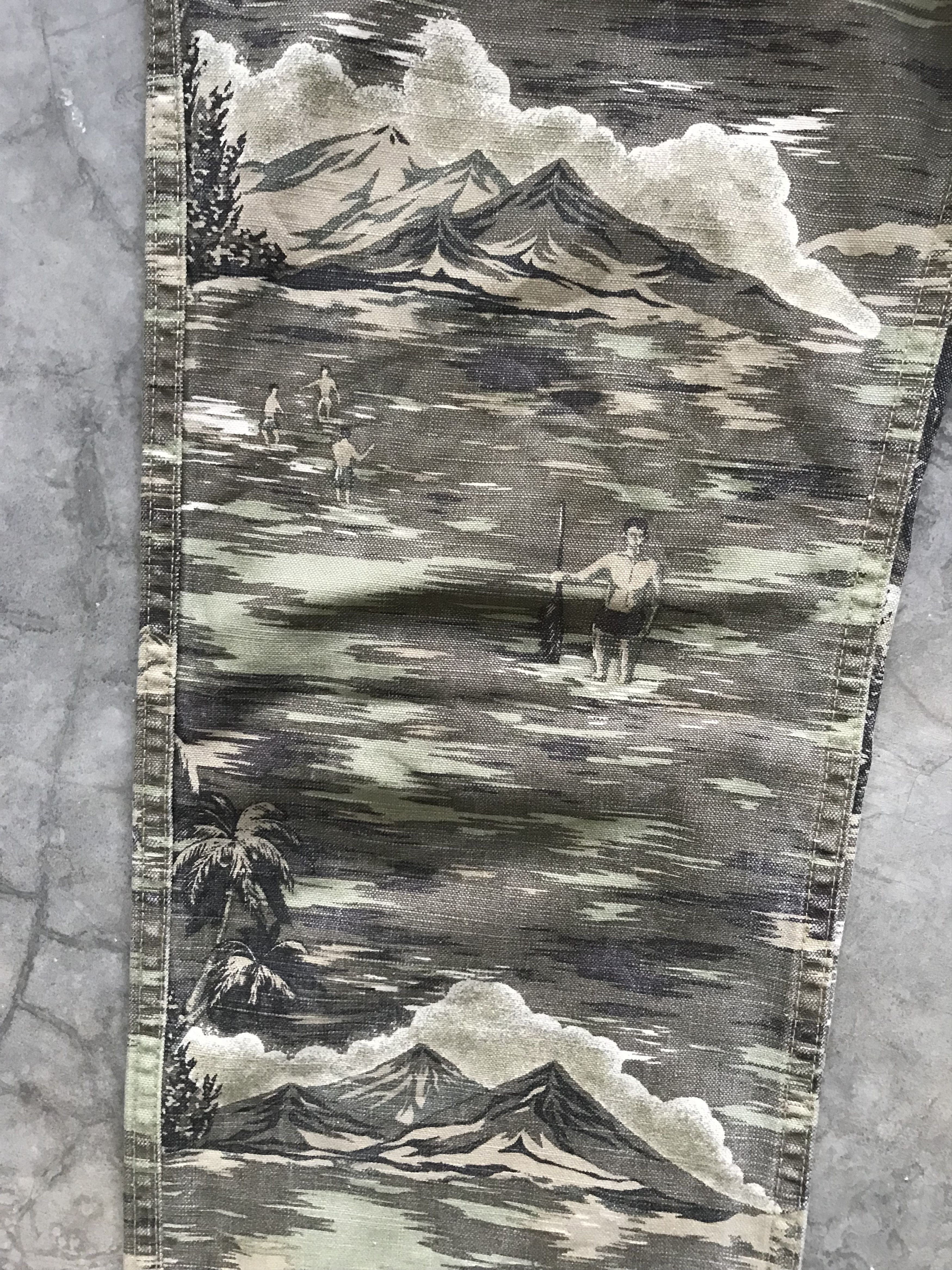 Japanese Brand × Johnbull 💥ART💥Vintage JOHNBULL Tropicamo Statement Pant Size US 29 - 5 Thumbnail