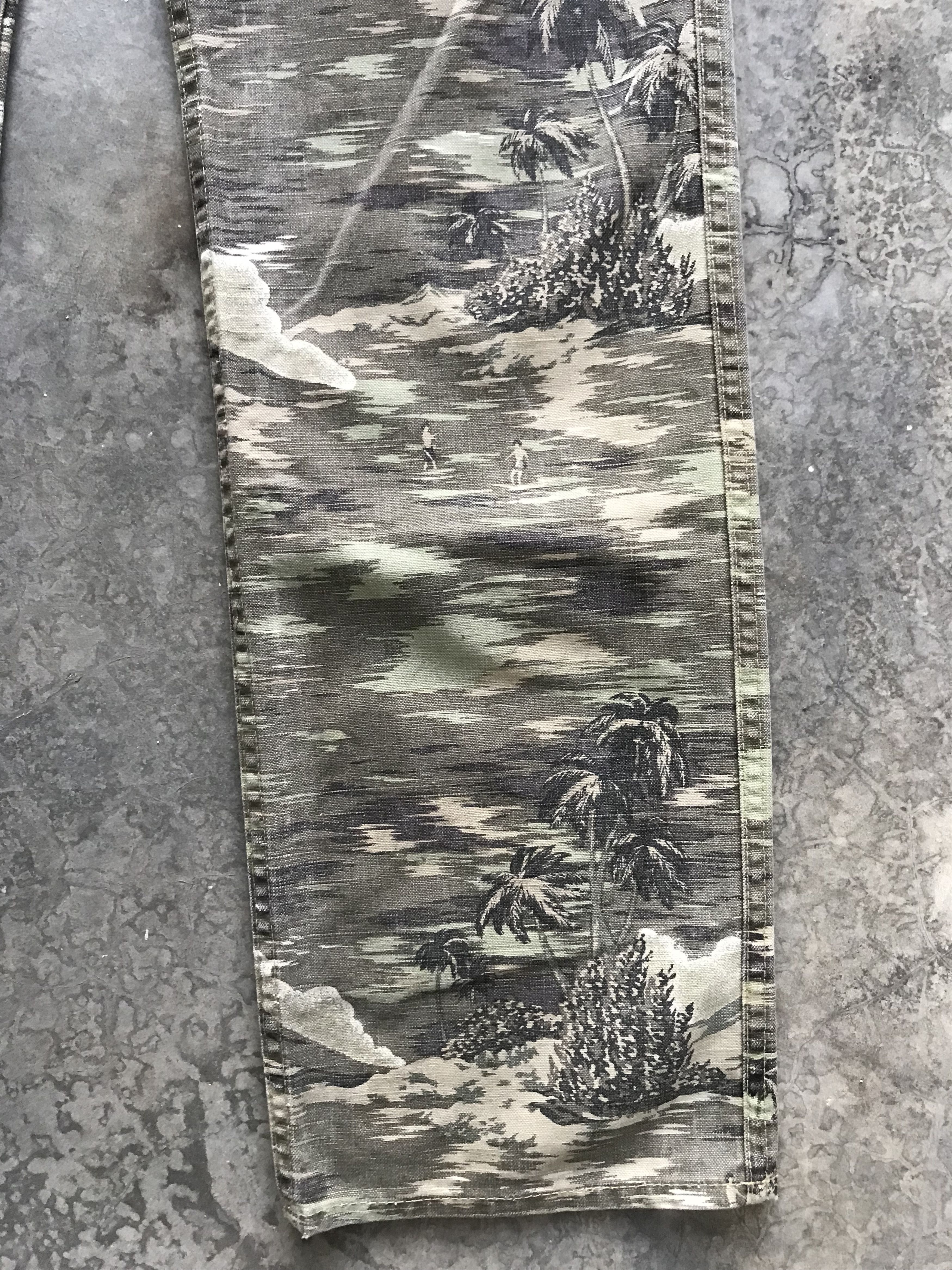 Japanese Brand × Johnbull 💥ART💥Vintage JOHNBULL Tropicamo Statement Pant Size US 29 - 6 Thumbnail
