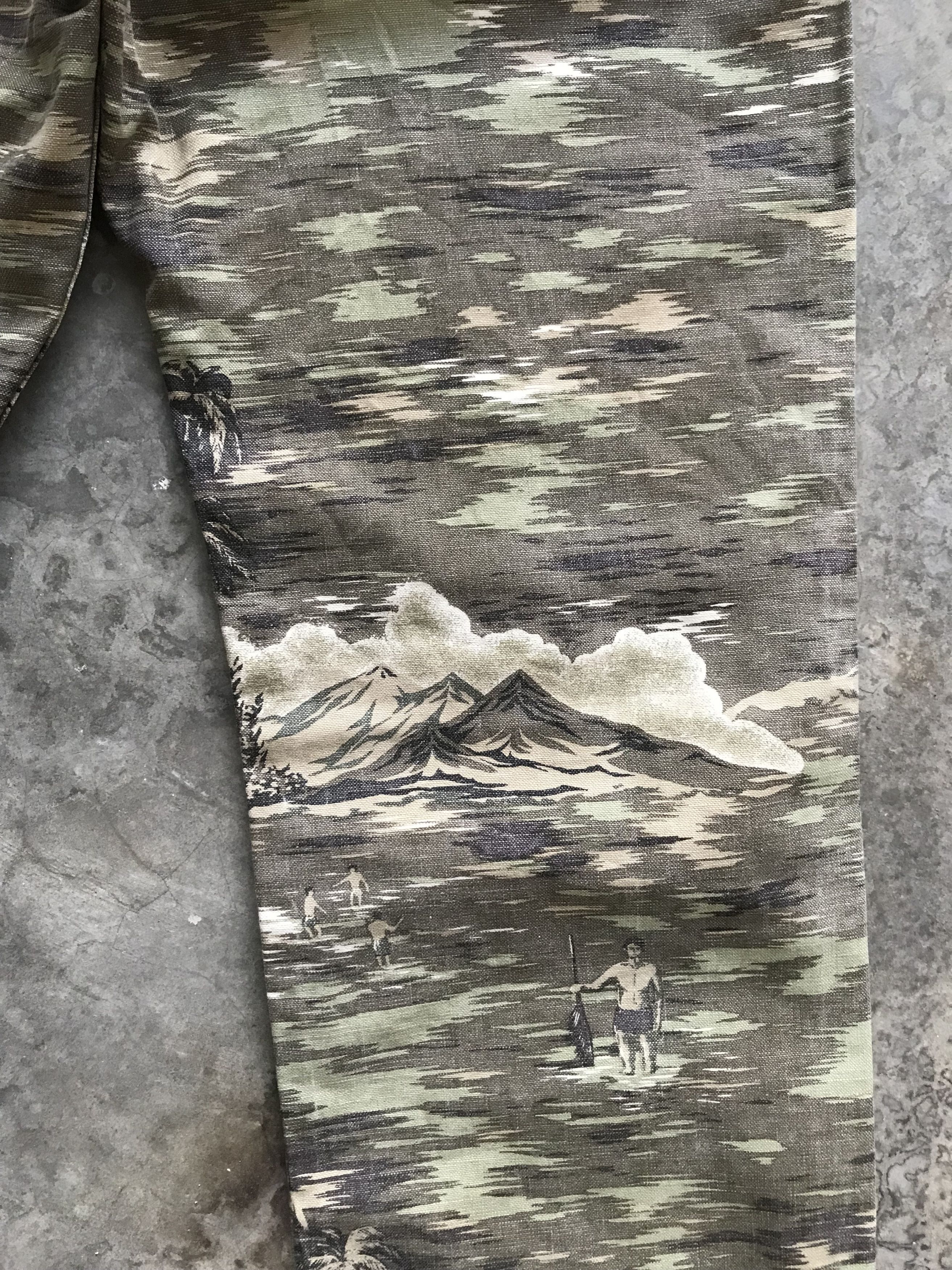Japanese Brand × Johnbull 💥ART💥Vintage JOHNBULL Tropicamo Statement Pant Size US 29 - 15 Thumbnail