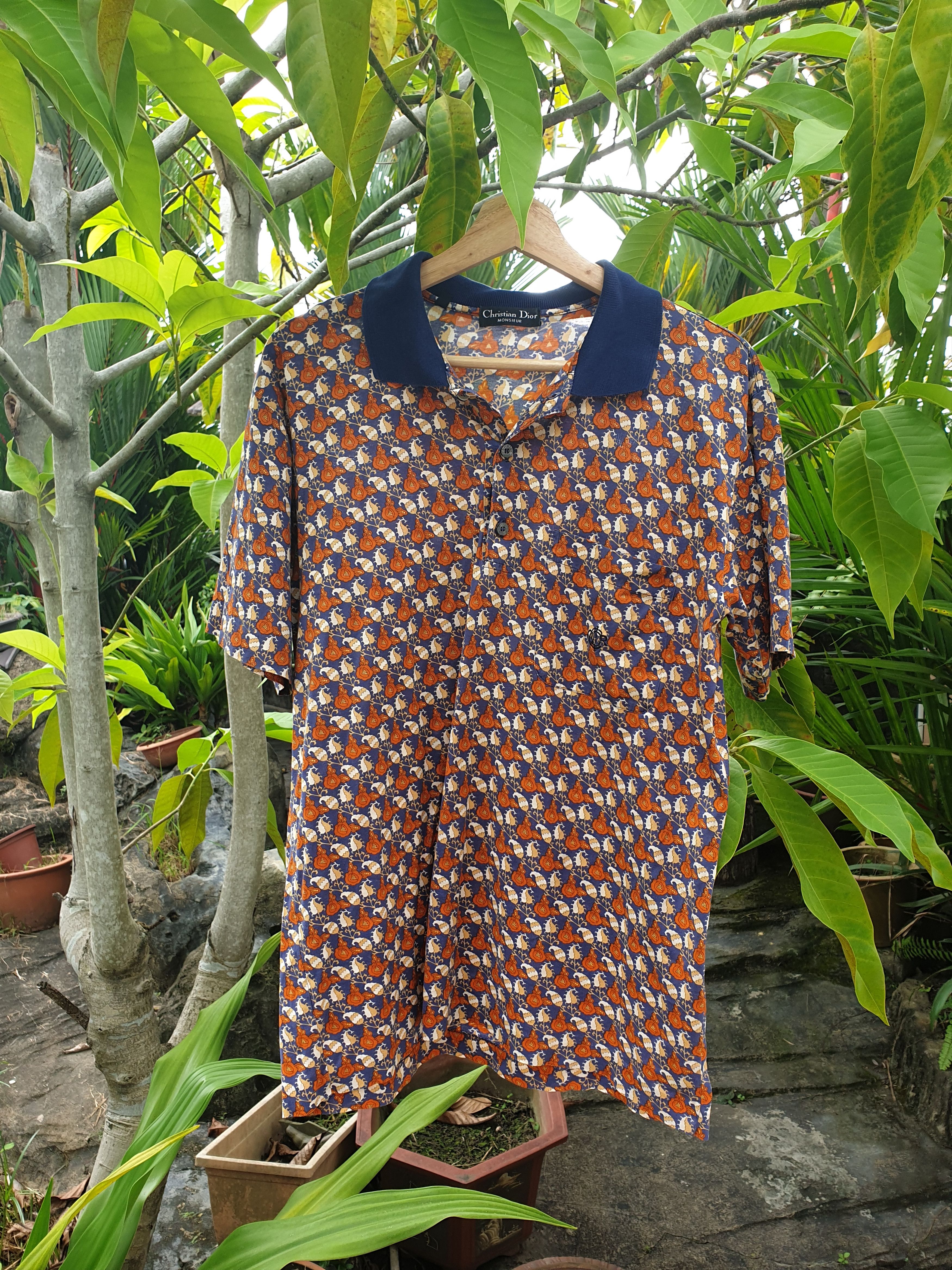 Christian Dior Monsieur × Vintage Vintage Christian Dior polo tee Size US L / EU 52-54 / 3 - 1 Thumbnail