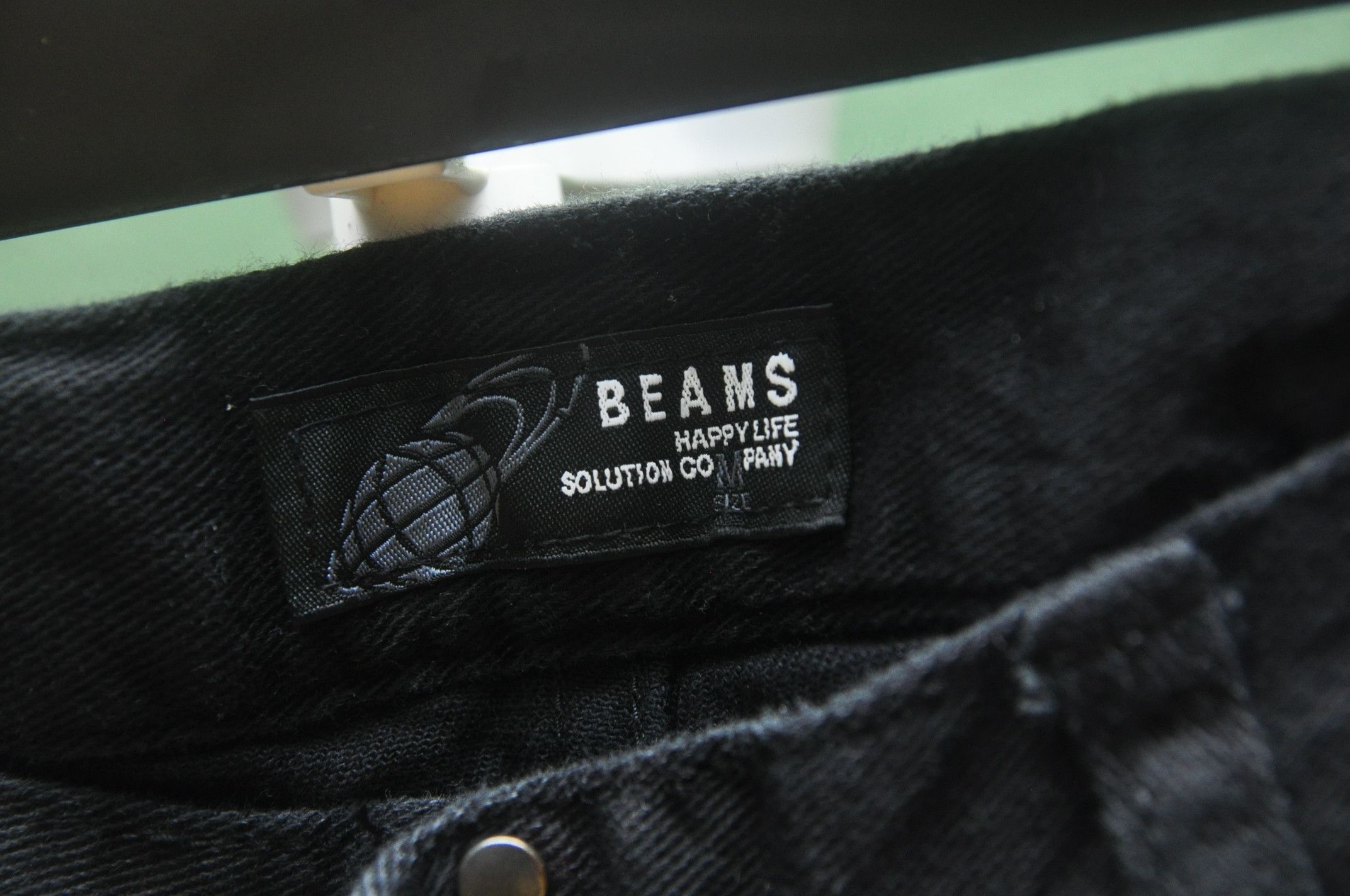Beams Plus × Japanese Brand × Vintage Beams Made In Japan Denim Black Colour Travis Scott Style Size US 32 / EU 48 - 4 Thumbnail