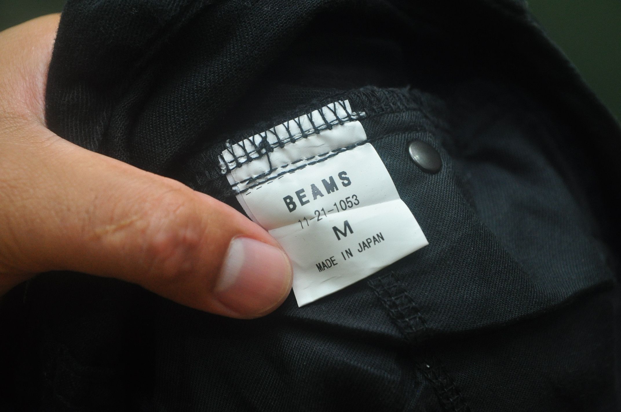 Beams Plus × Japanese Brand × Vintage Beams Made In Japan Denim Black Colour Travis Scott Style Size US 32 / EU 48 - 5 Thumbnail
