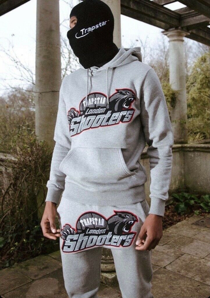 Shooters Hoodie Tracksuit - Grey Version