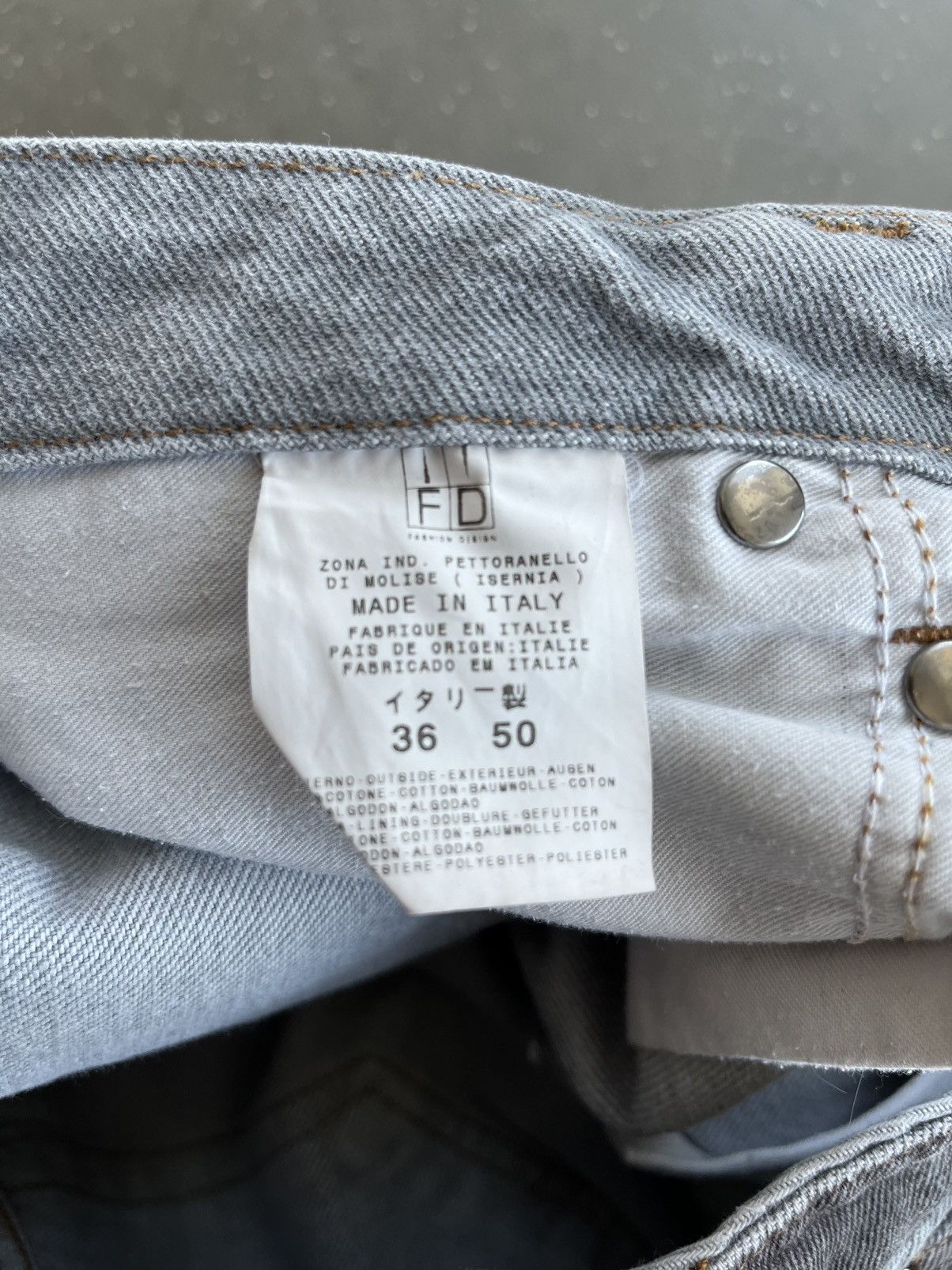 Just Cavalli Just Cavalli Grey Jeans Size US 36 / EU 52 - 4 Thumbnail