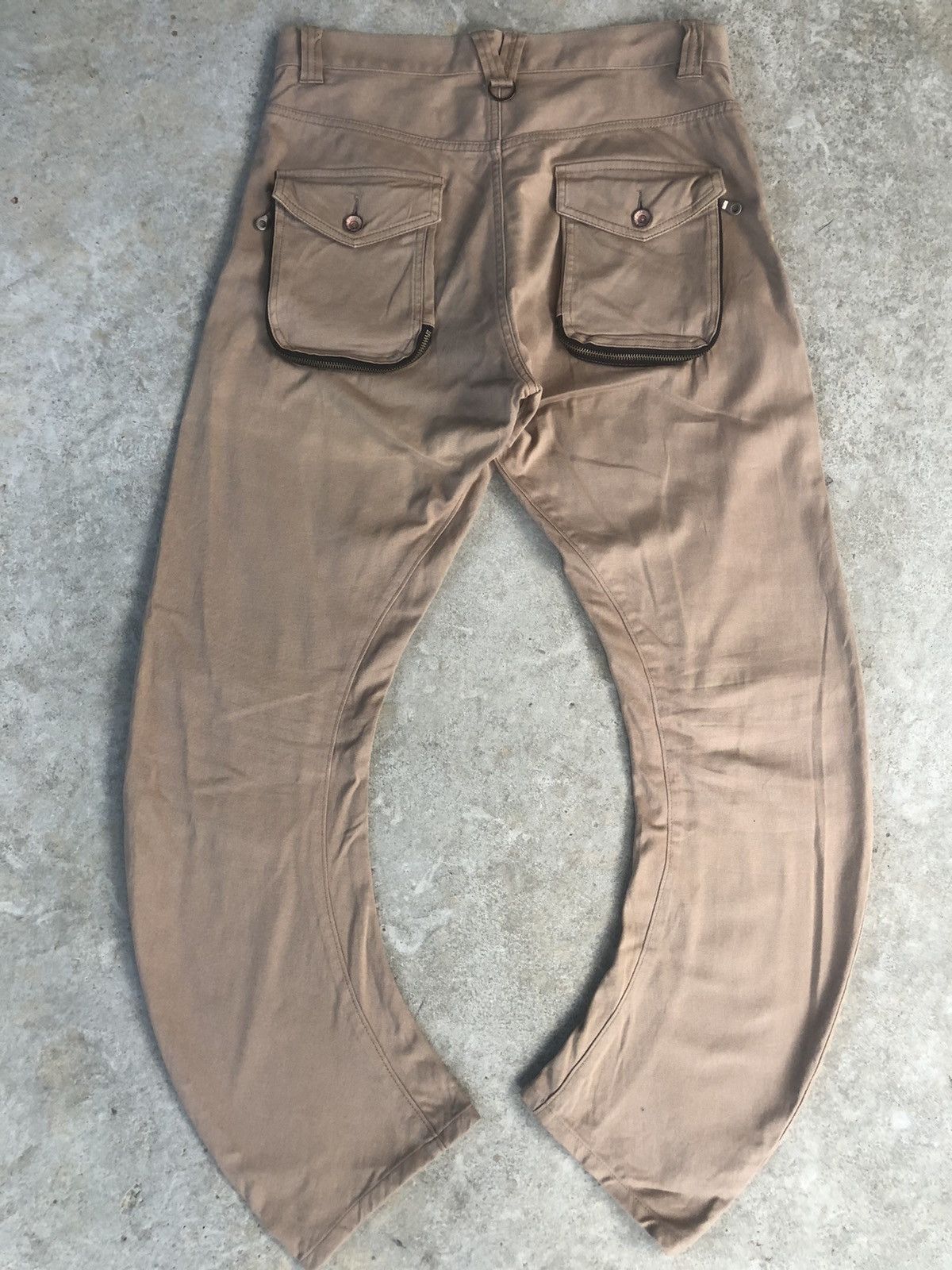 PPFM PPFM J-Cut Cargo Pants Tactical Multipocket Distressed Size US 35 - 2 Thumbnail
