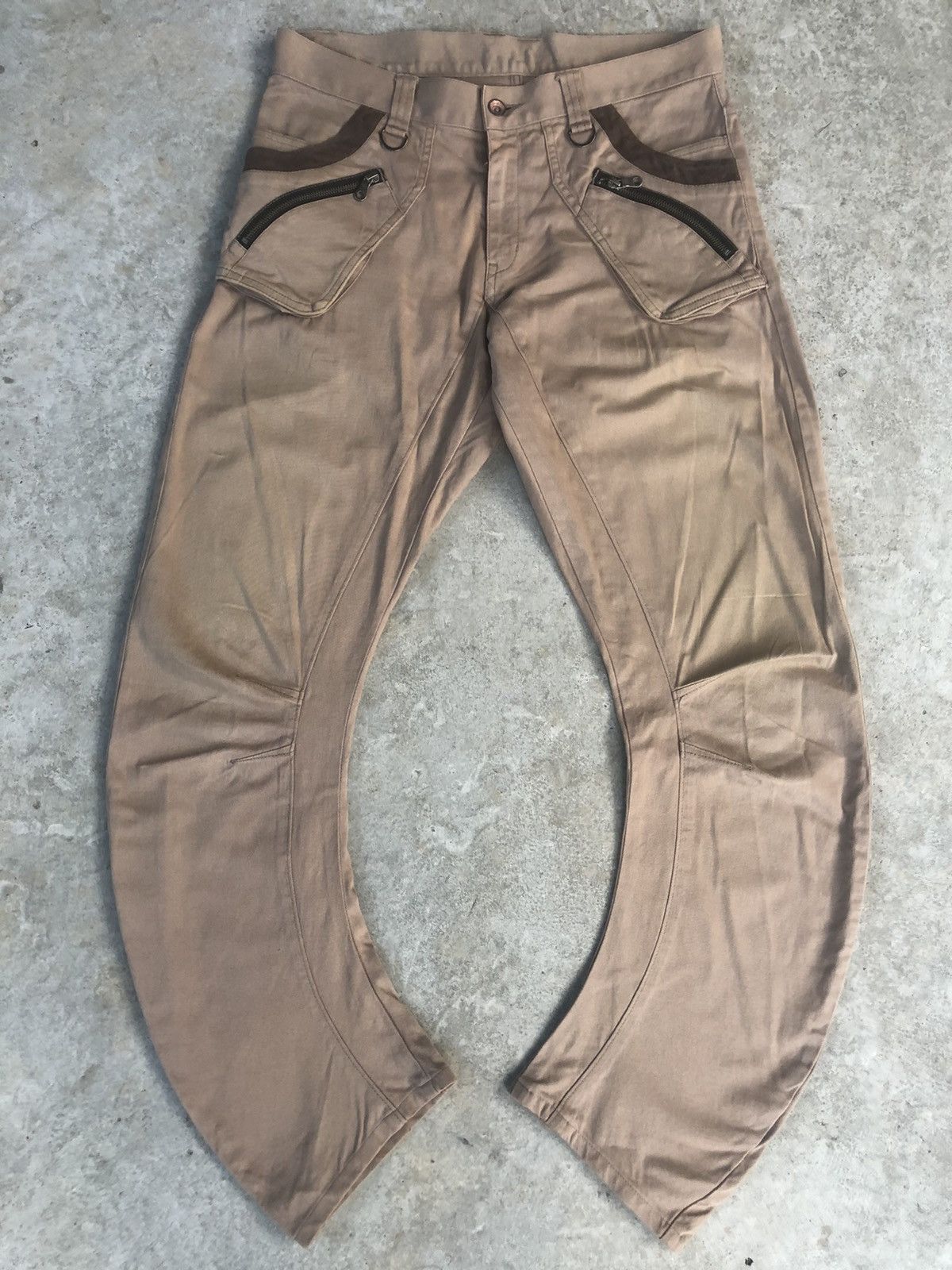 PPFM PPFM J-Cut Cargo Pants Tactical Multipocket Distressed Size US 35 - 1 Thumbnail