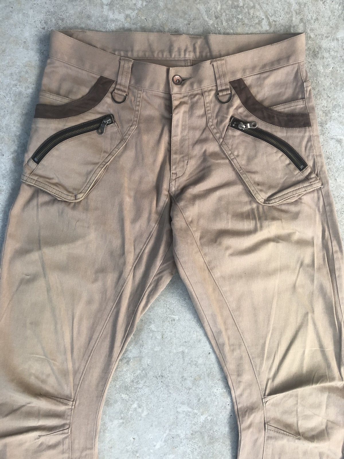 PPFM PPFM J-Cut Cargo Pants Tactical Multipocket Distressed Size US 35 - 3 Thumbnail