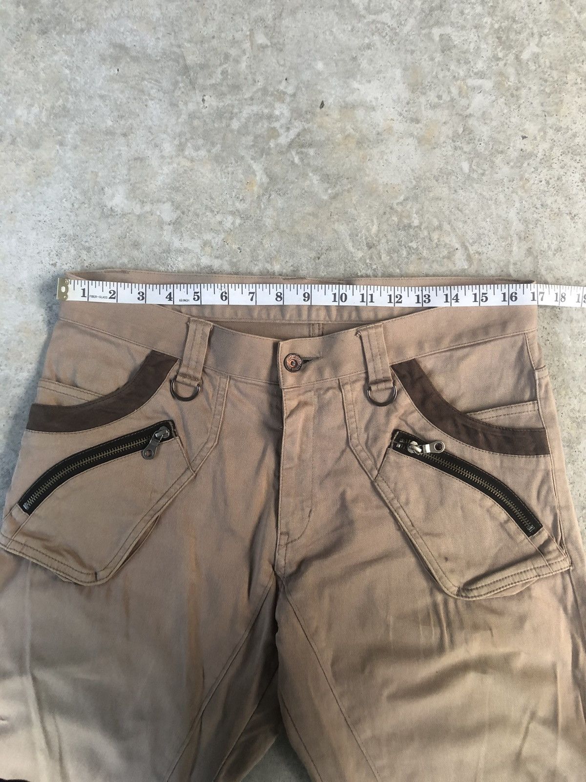 PPFM PPFM J-Cut Cargo Pants Tactical Multipocket Distressed Size US 35 - 16 Thumbnail
