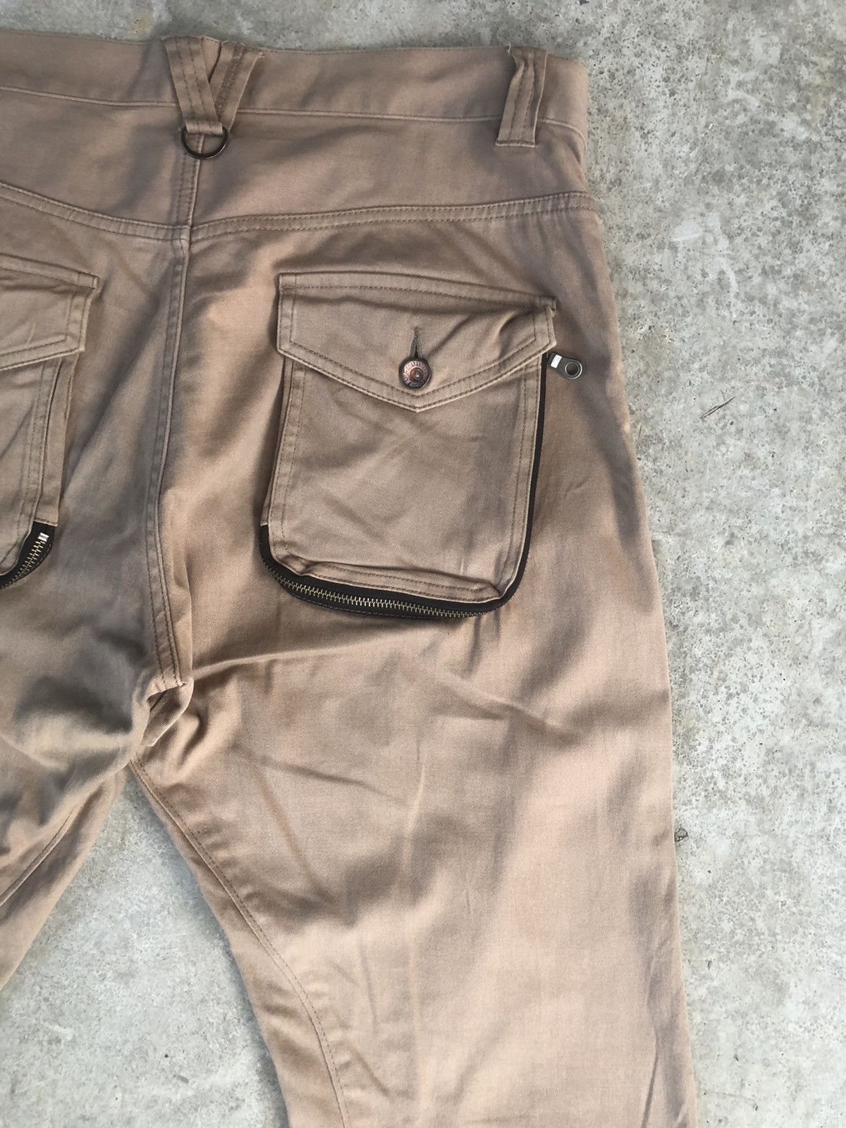 PPFM PPFM J-Cut Cargo Pants Tactical Multipocket Distressed Size US 35 - 10 Thumbnail