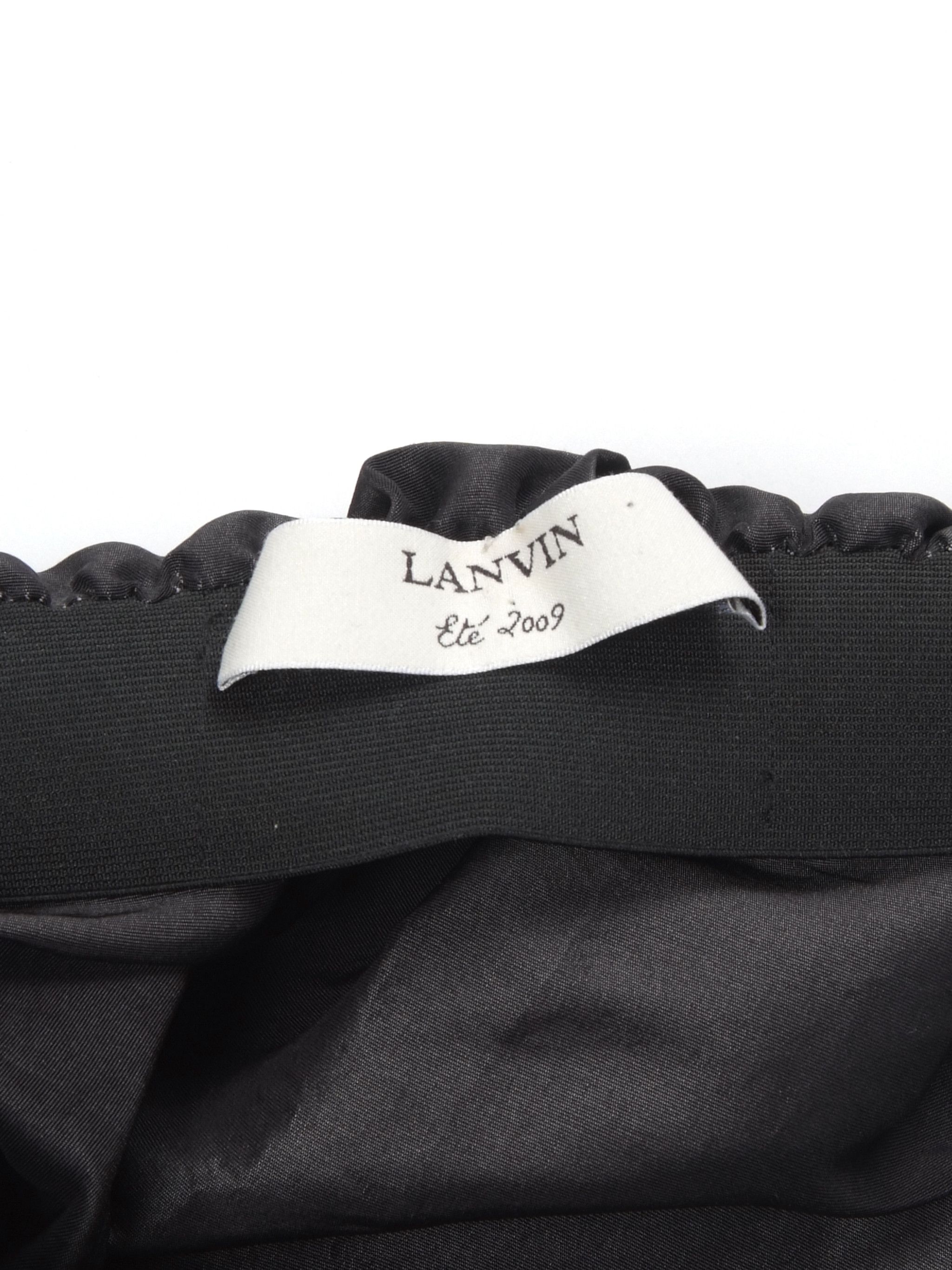 Lanvin Lanvin Pure Silk Short Skirt Size 28" / US 6 / IT 42 - 4 Thumbnail