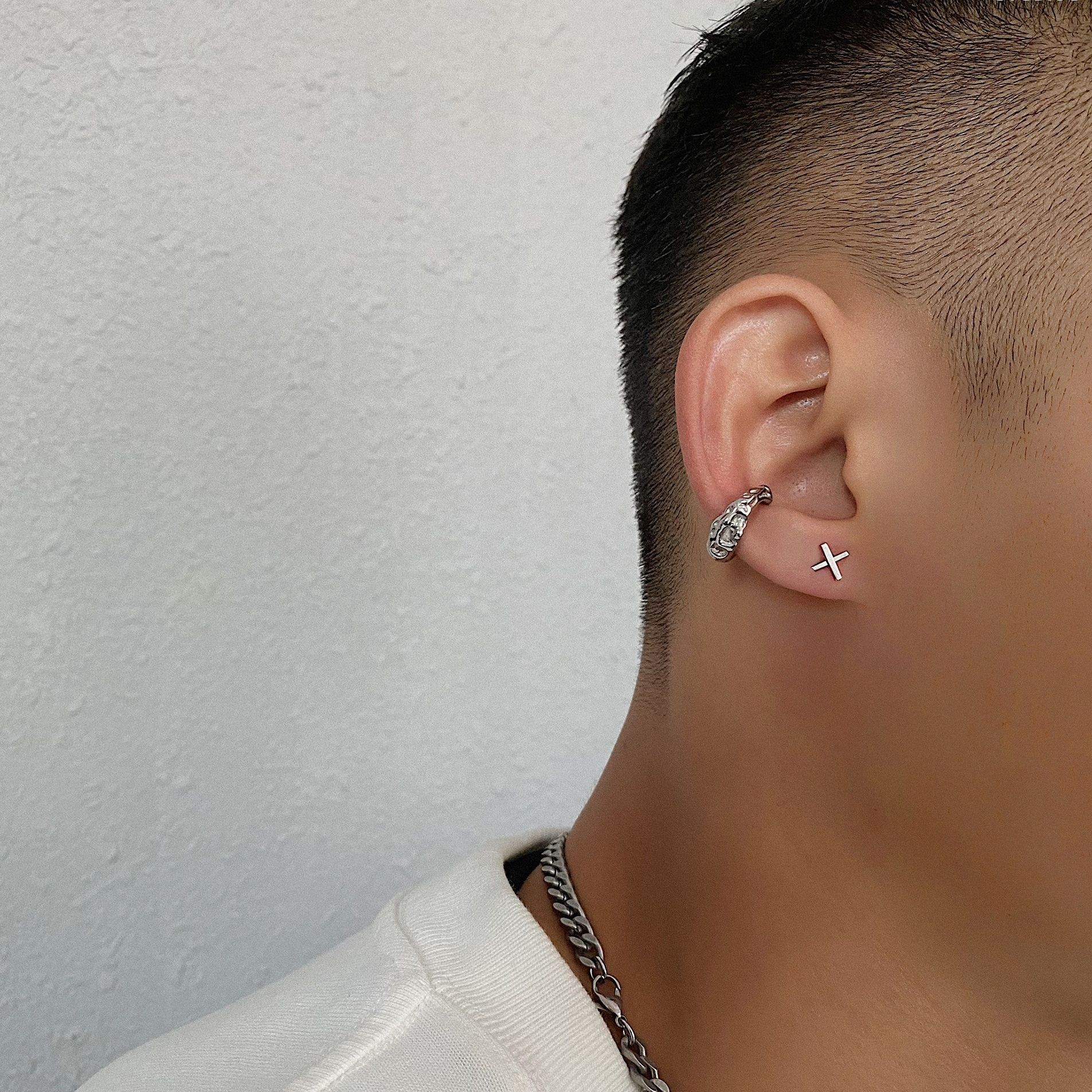 Jewelry × Vintage Couple Stud Earrings Size ONE SIZE - 2 Thumbnail