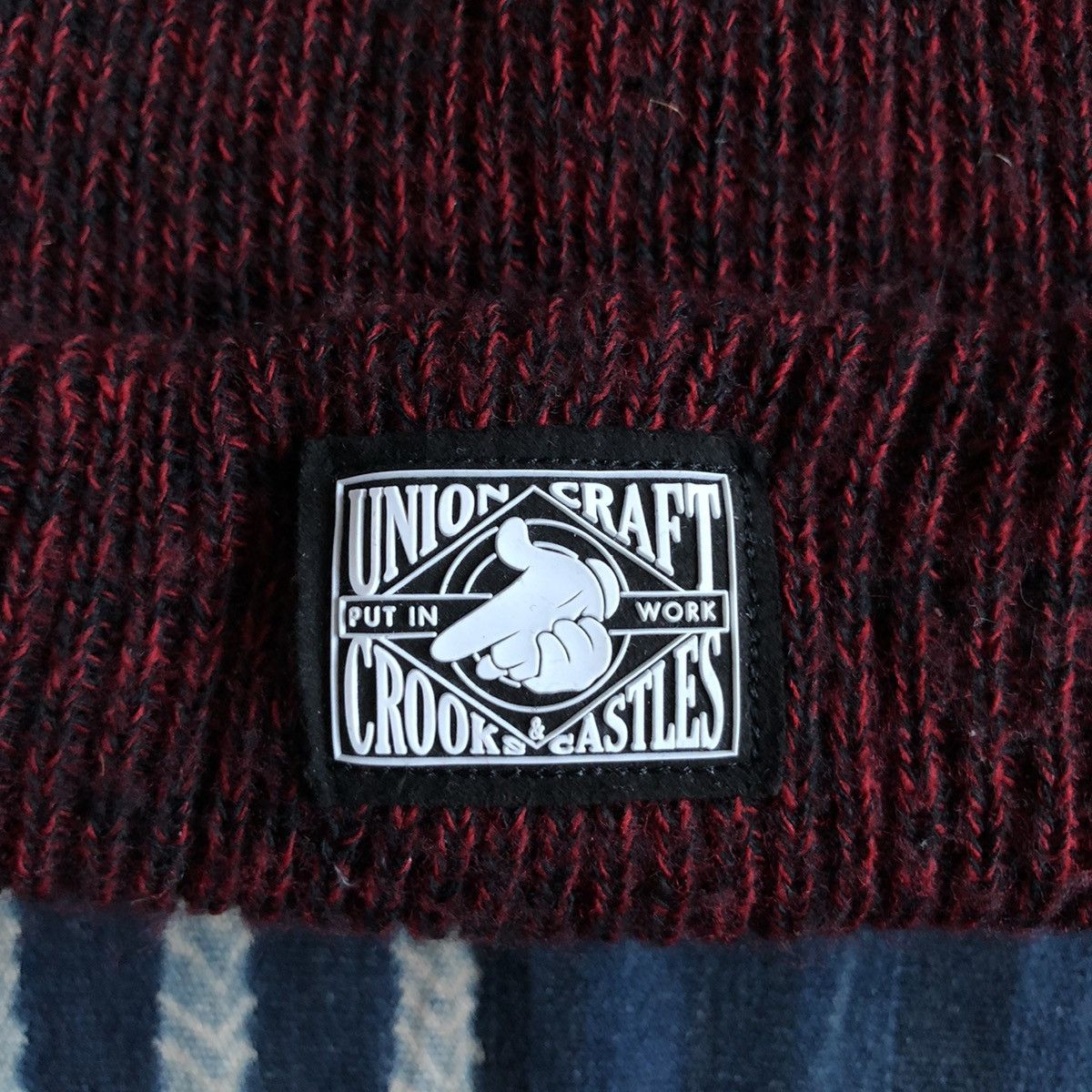 Vintage Crooks & Castle hand sign beanie Supreme Size ONE SIZE - 2 Thumbnail