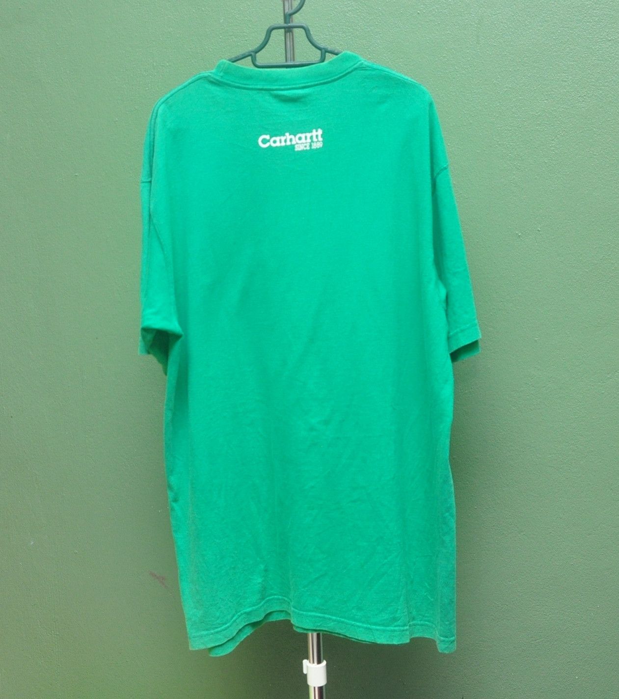 Carhartt × Japanese Brand × Vintage Vintage Carhatt Green Colour Short Shirt Travis Scott Style Size US XL / EU 56 / 4 - 3 Thumbnail