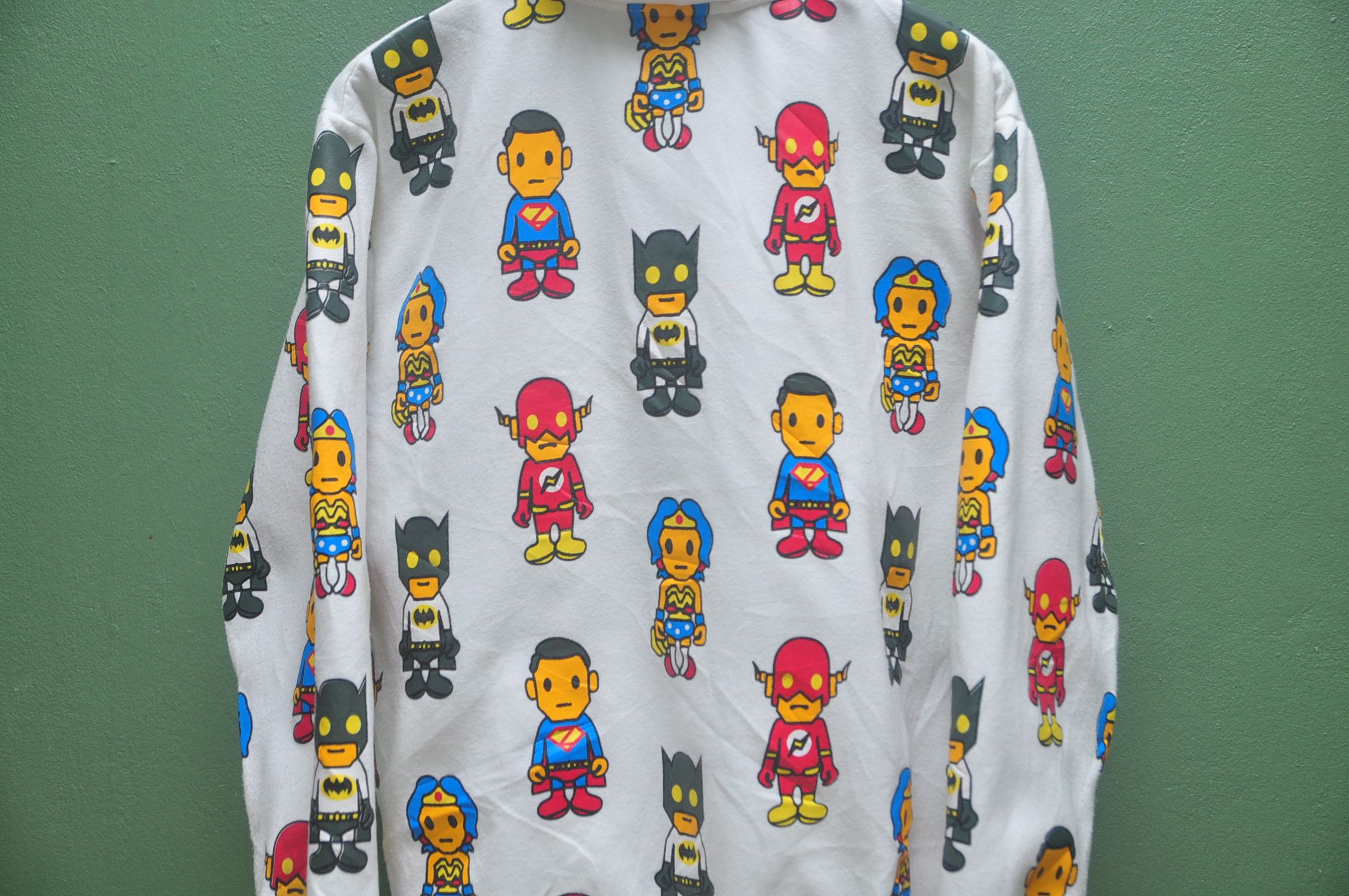 Japanese Brand Vintage Marvel Full Print Hoodie streetwear Fashion Style Size US L / EU 52-54 / 3 - 5 Thumbnail