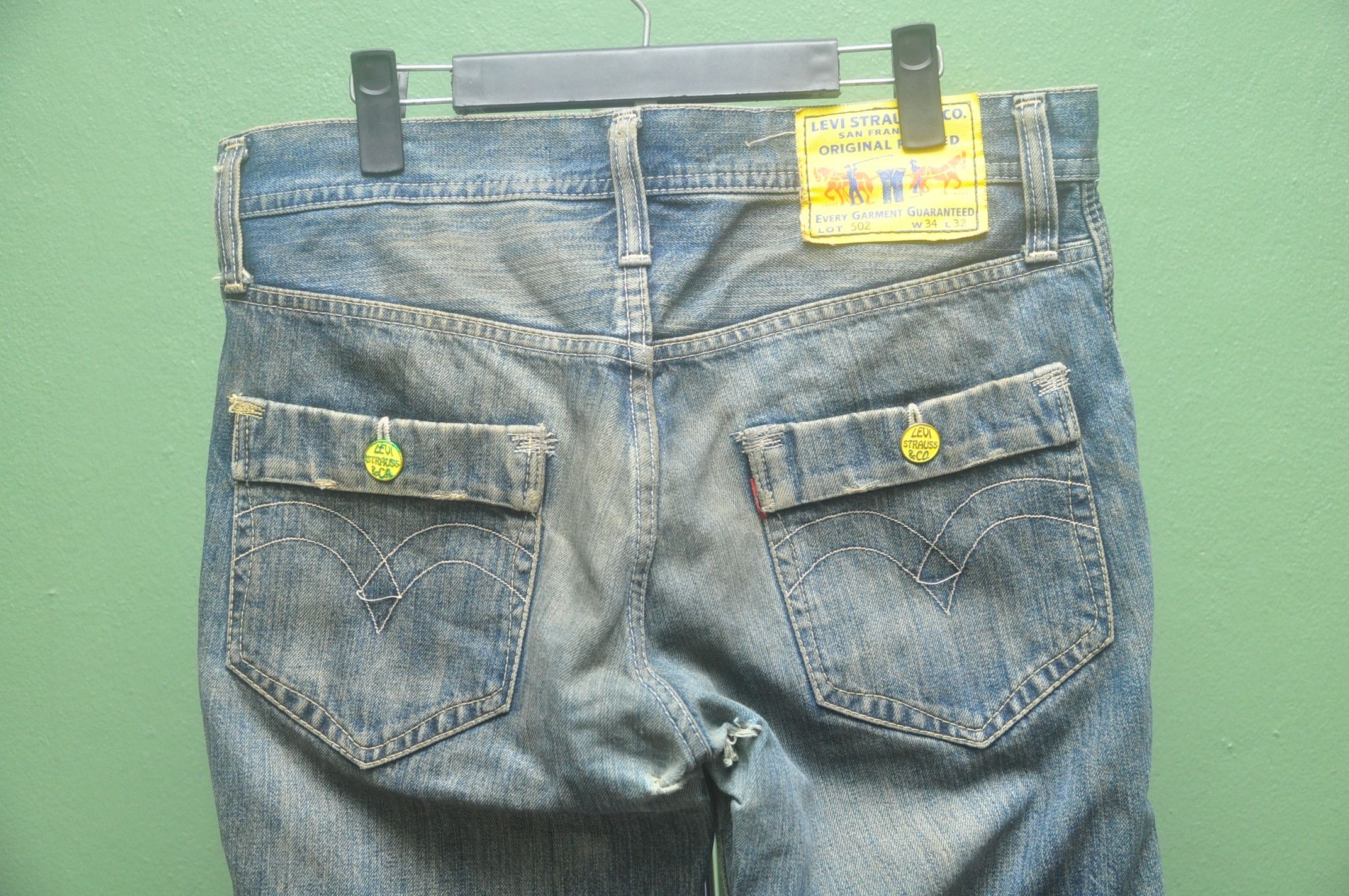 Levi's Vintage Clothing × Vintage Vintage Levis Denim Jeans Japanese Designer Fashion Size US 34 / EU 50 - 8 Thumbnail