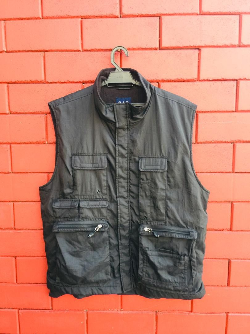 Gap × Japanese Brand Vintage Gap Japanese Design Vest Travis Scott Fashion Style Size US L / EU 52-54 / 3 - 1 Thumbnail