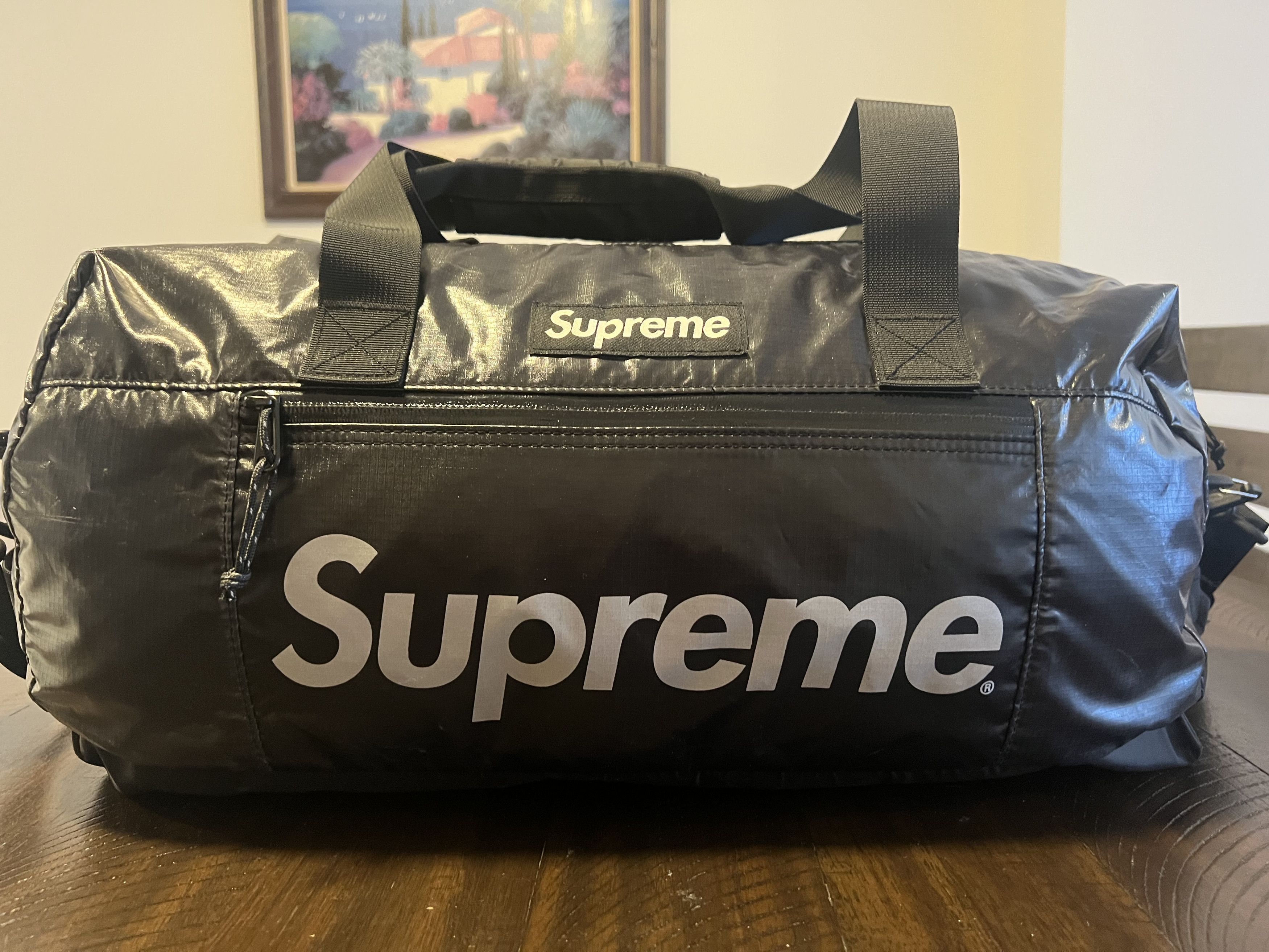 Supreme, Bags, Supreme Fw8 Duffle Bag Black