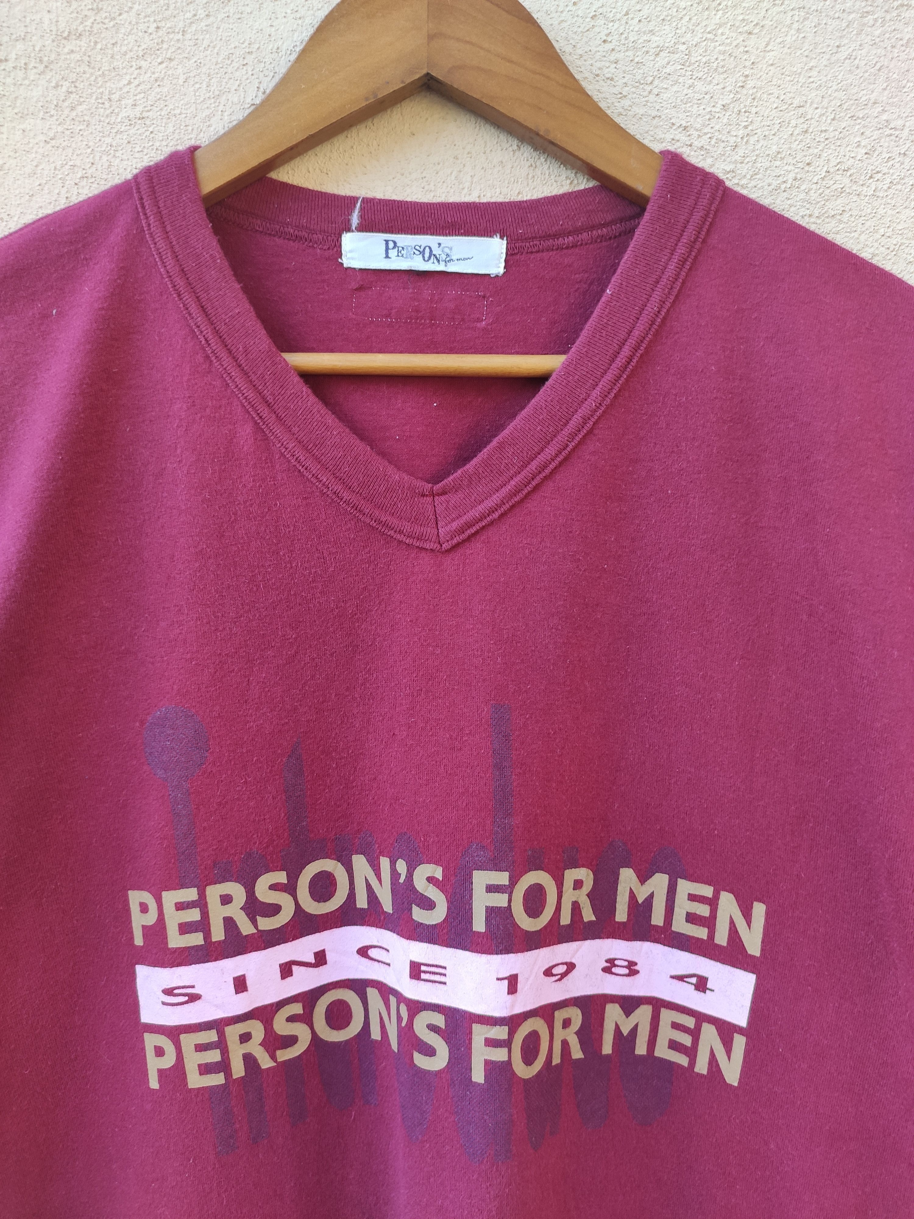 PERSON'S 🔥 Persons for Men t shirt V neck Japanese Brand Size US M / EU 48-50 / 2 - 2 Thumbnail