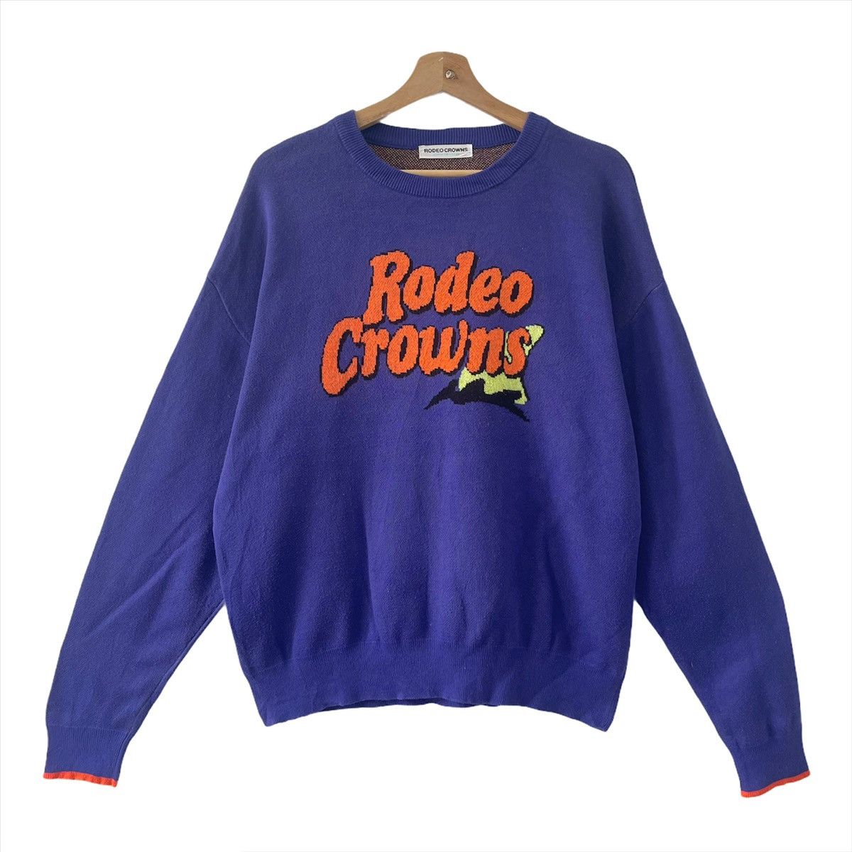 Japanese Brand Vintage Rodeo Crowns Crewneck Sweatshirt Size L Size US M / EU 48-50 / 2 - 1 Thumbnail