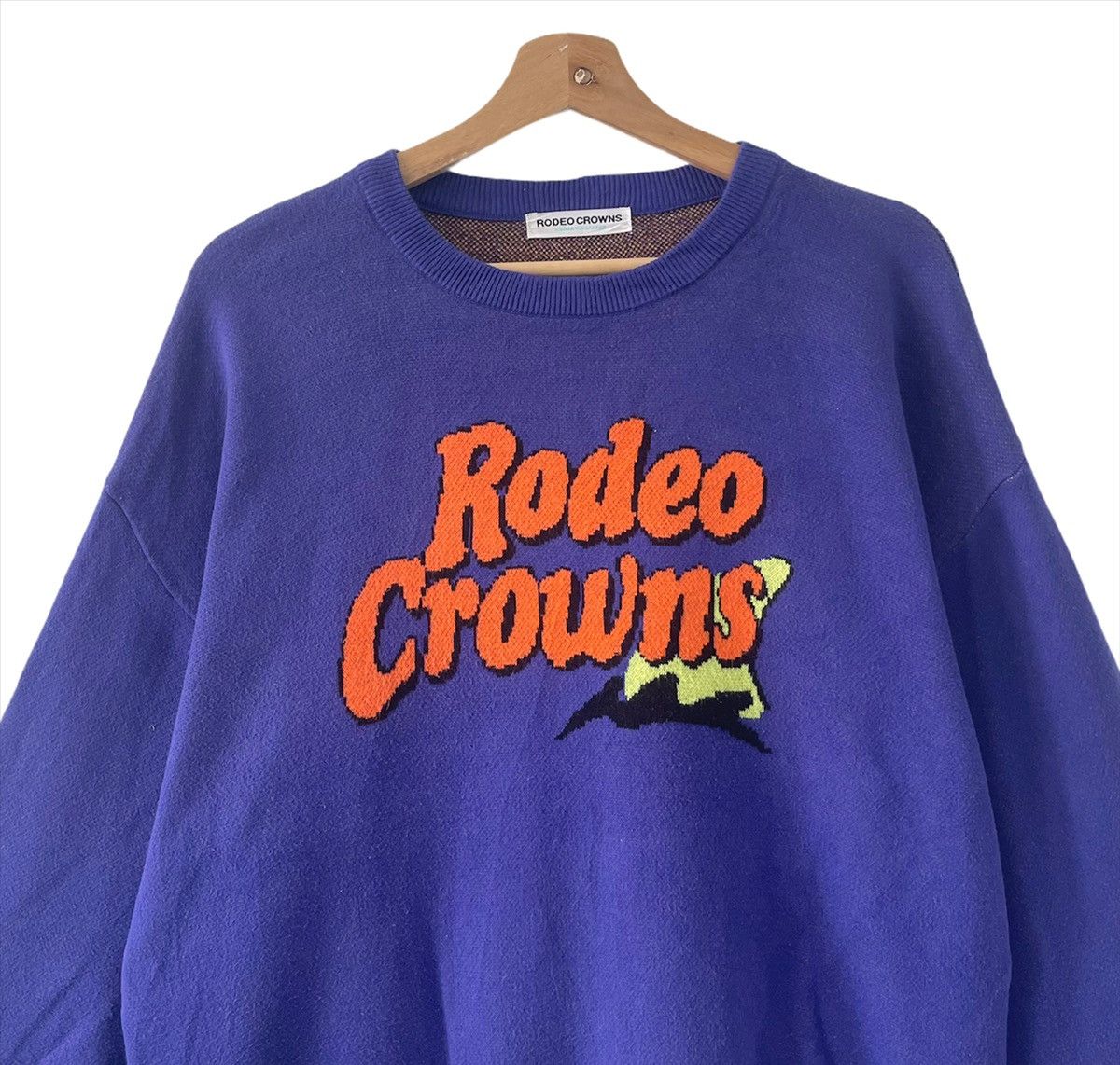 Japanese Brand Vintage Rodeo Crowns Crewneck Sweatshirt Size L Size US M / EU 48-50 / 2 - 4 Thumbnail