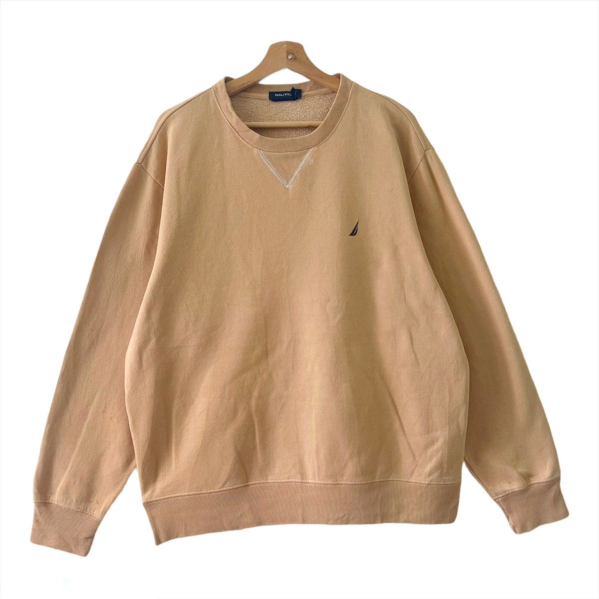 Nautica Vintage Nautica Embroidered Small Logo Sweatshirt Size L Size US L / EU 52-54 / 3 - 1 Thumbnail