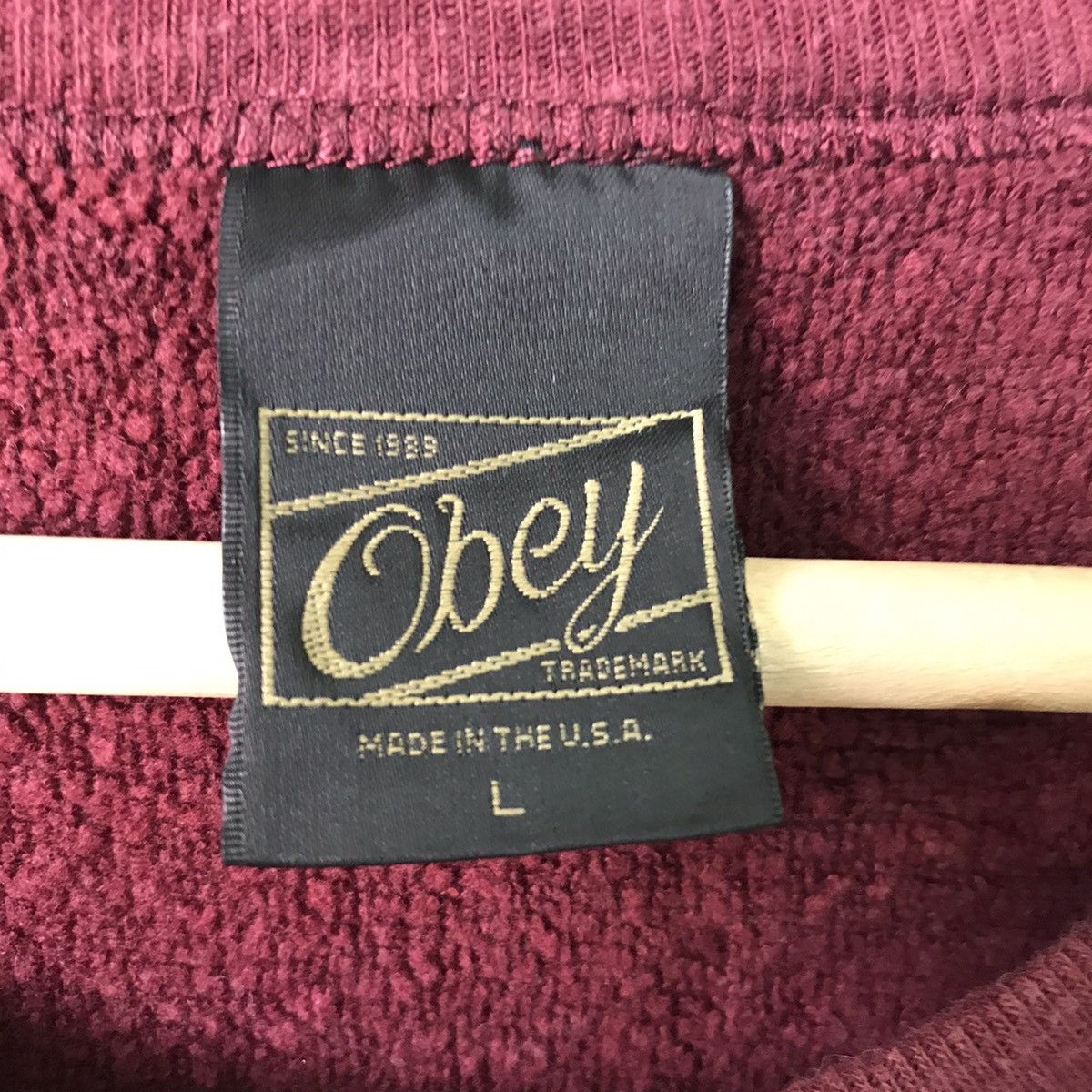 Obey Obey Posse Big Logo Printed Crewneck Sweatshirt Size M Size US M / EU 48-50 / 2 - 7 Thumbnail