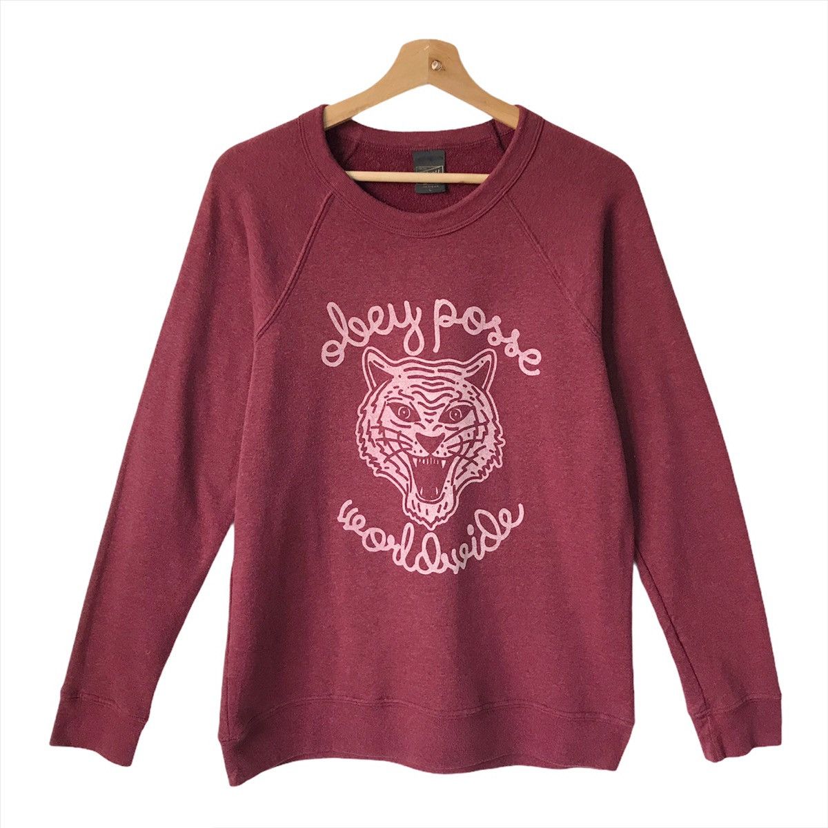 Obey Obey Posse Big Logo Printed Crewneck Sweatshirt Size M Size US M / EU 48-50 / 2 - 1 Thumbnail