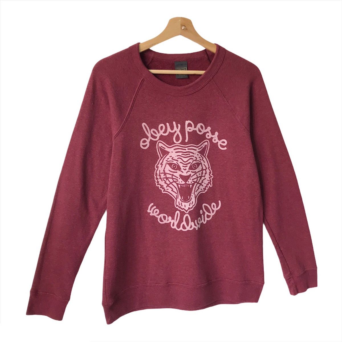 Obey Obey Posse Big Logo Printed Crewneck Sweatshirt Size M Size US M / EU 48-50 / 2 - 2 Thumbnail