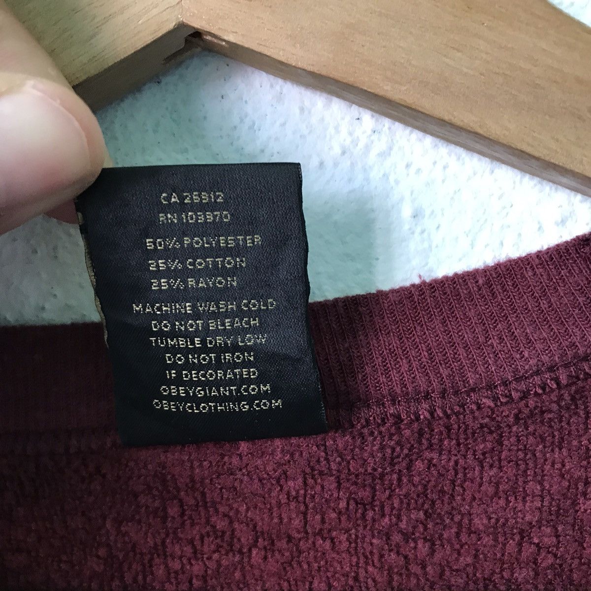 Obey Obey Posse Big Logo Printed Crewneck Sweatshirt Size M Size US M / EU 48-50 / 2 - 8 Thumbnail