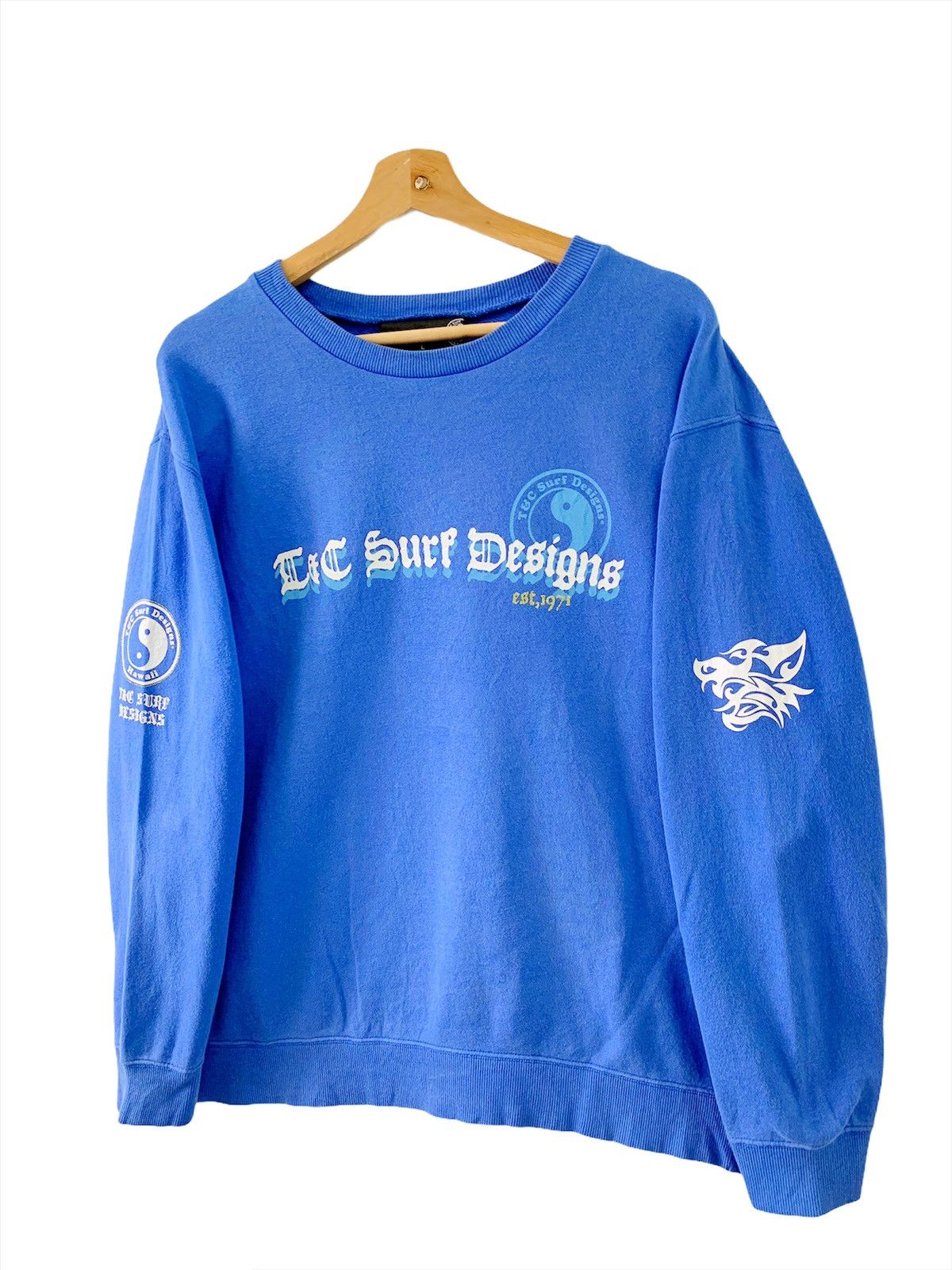 Vintage TnC Big Logo Hawaii Spellout Pullover Sweatshirt Size M Size US M / EU 48-50 / 2 - 5 Thumbnail