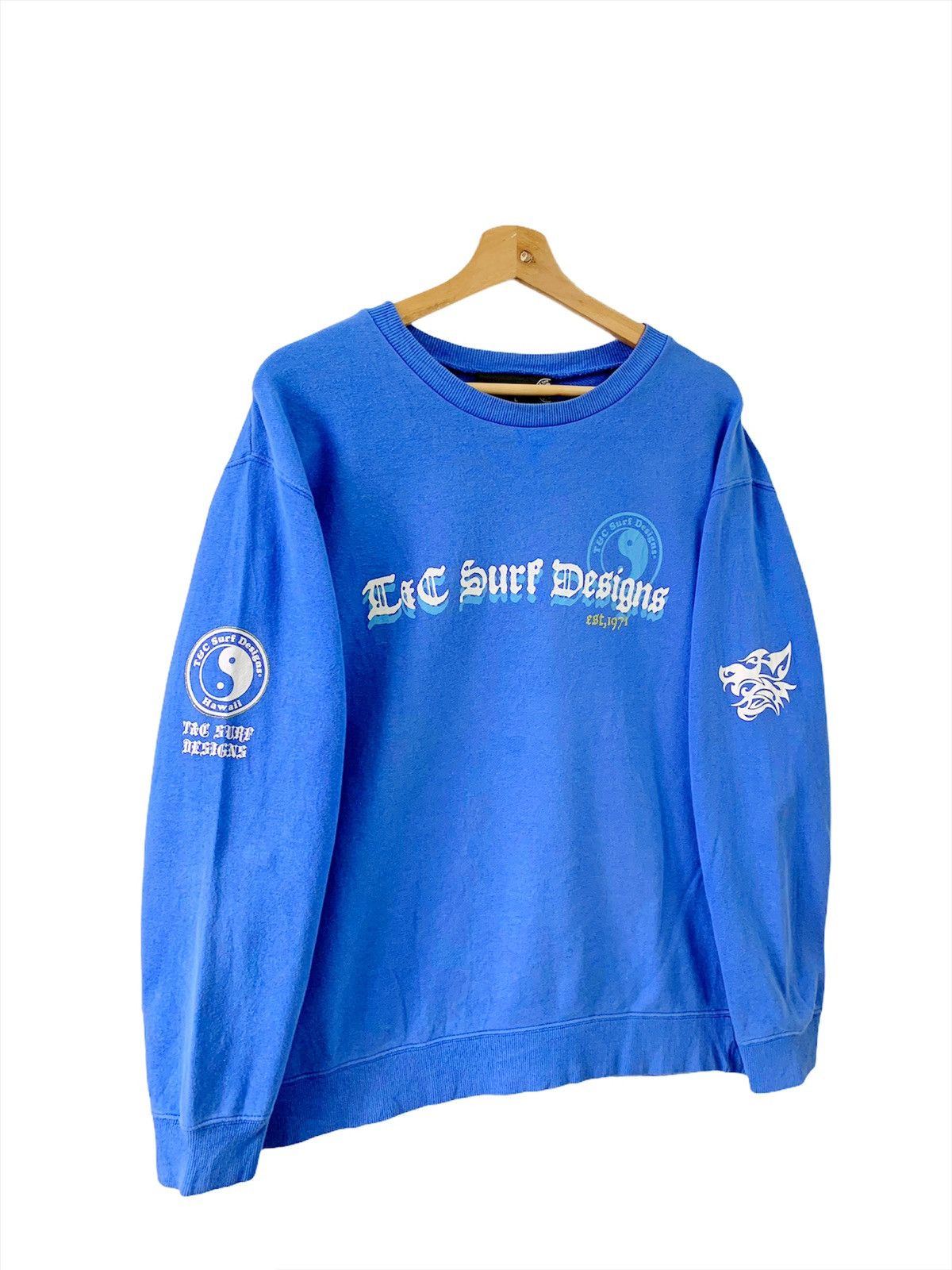 Vintage TnC Big Logo Hawaii Spellout Pullover Sweatshirt Size M Size US M / EU 48-50 / 2 - 4 Thumbnail