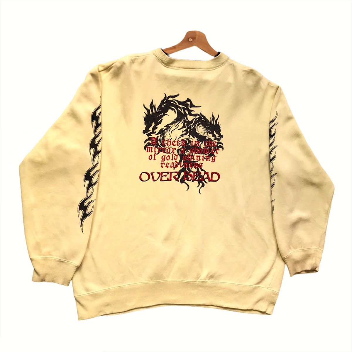 Japanese Brand × Vintage Vintage Over Head Japan Big Logo Printed Sweatshirt size L Size US L / EU 52-54 / 3 - 2 Thumbnail