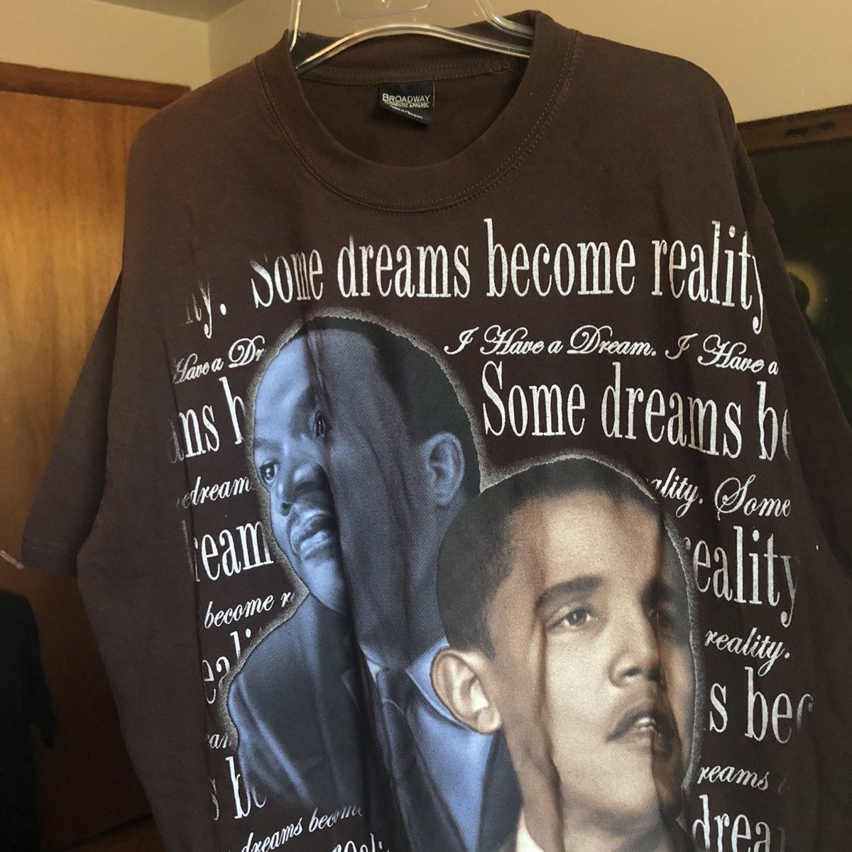 Rap Tees Vintage Y2K Obama MLK Some Dreams Become Reality Graphic Tee Size US XXL / EU 58 / 5 - 6 Thumbnail