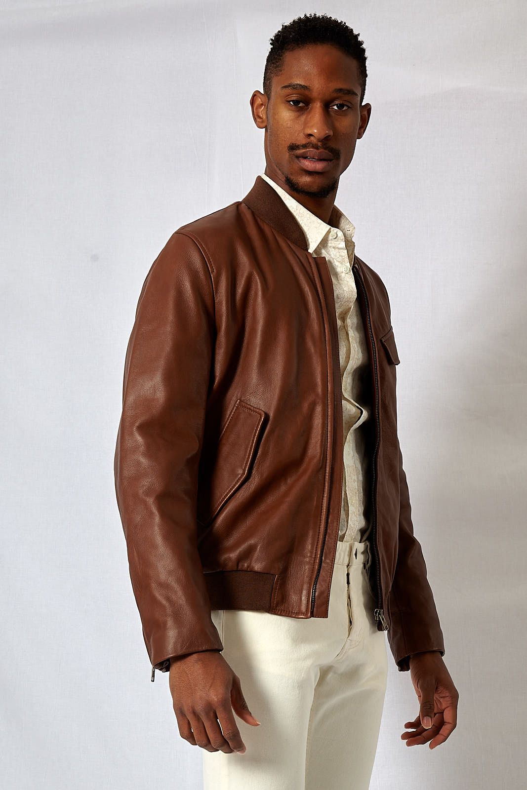 Maison Margiela ARCHIVE BRAND NEW LEATHER BOMBER Size US M / EU 48-50 / 2 - 6 Thumbnail