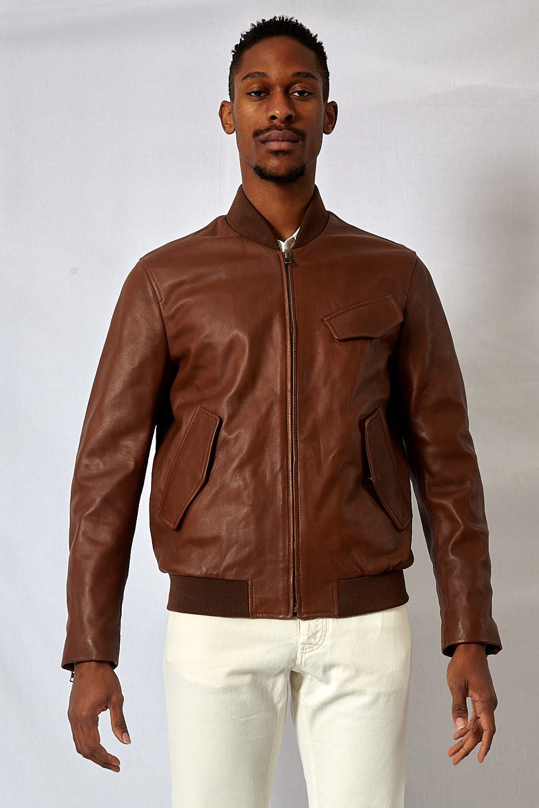 Maison Margiela ARCHIVE BRAND NEW LEATHER BOMBER Size US M / EU 48-50 / 2 - 2 Thumbnail