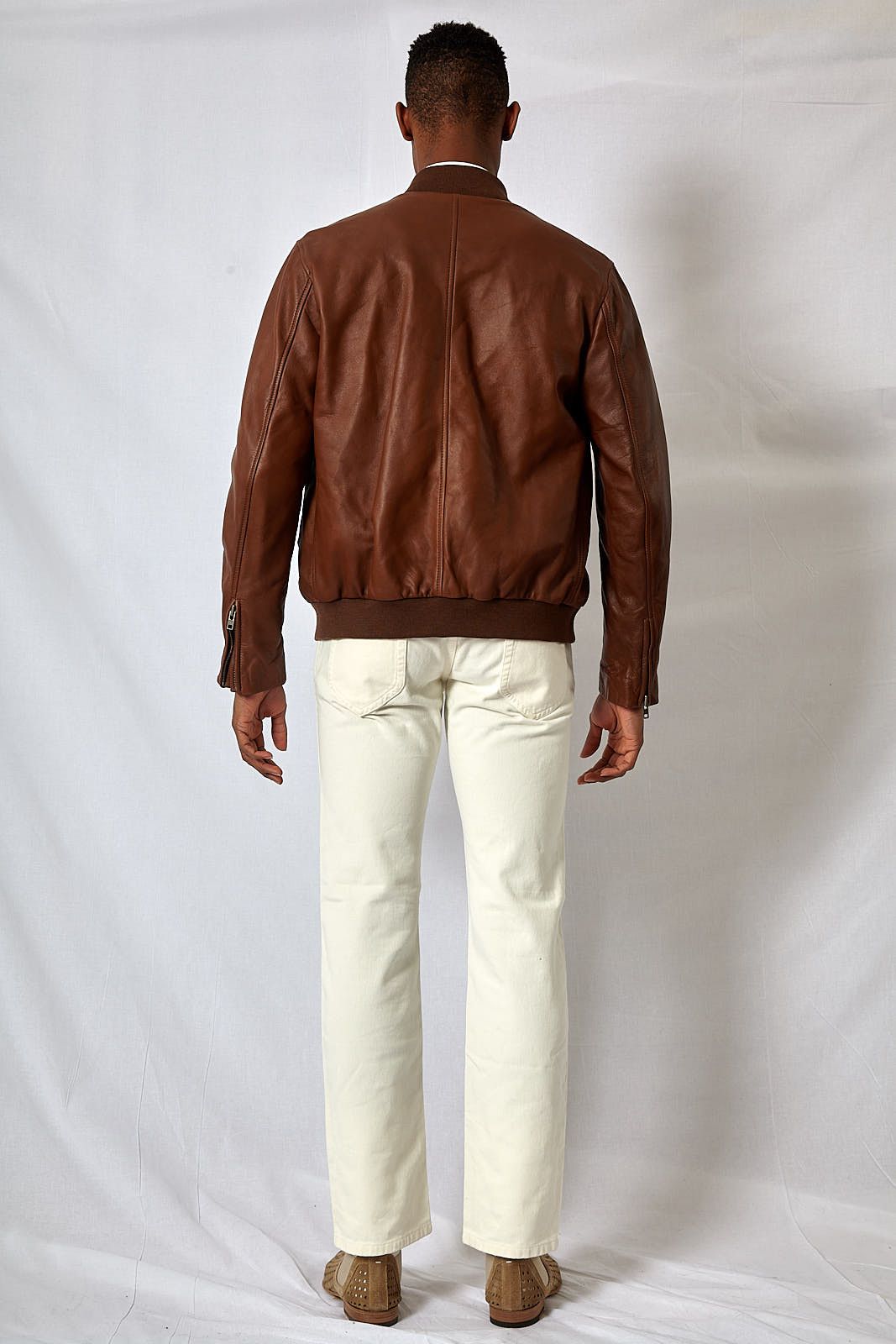 Maison Margiela ARCHIVE BRAND NEW LEATHER BOMBER Size US M / EU 48-50 / 2 - 9 Thumbnail