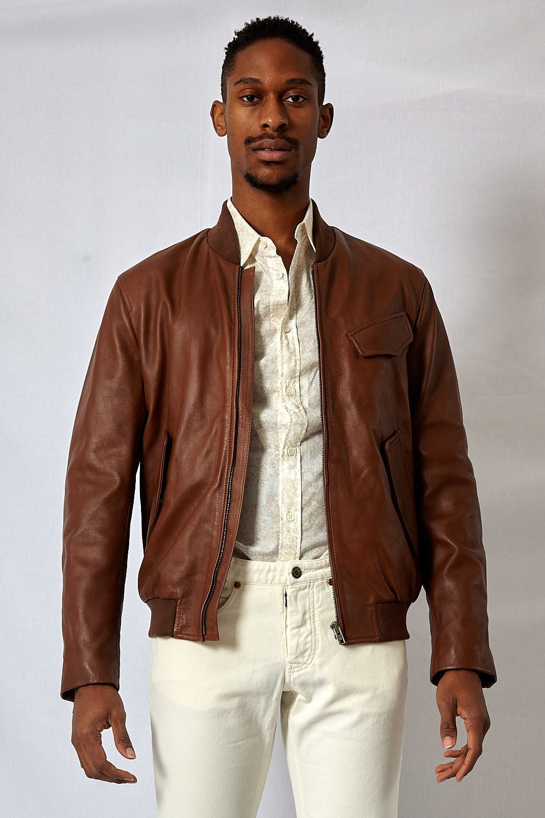 Maison Margiela ARCHIVE BRAND NEW LEATHER BOMBER Size US M / EU 48-50 / 2 - 4 Thumbnail