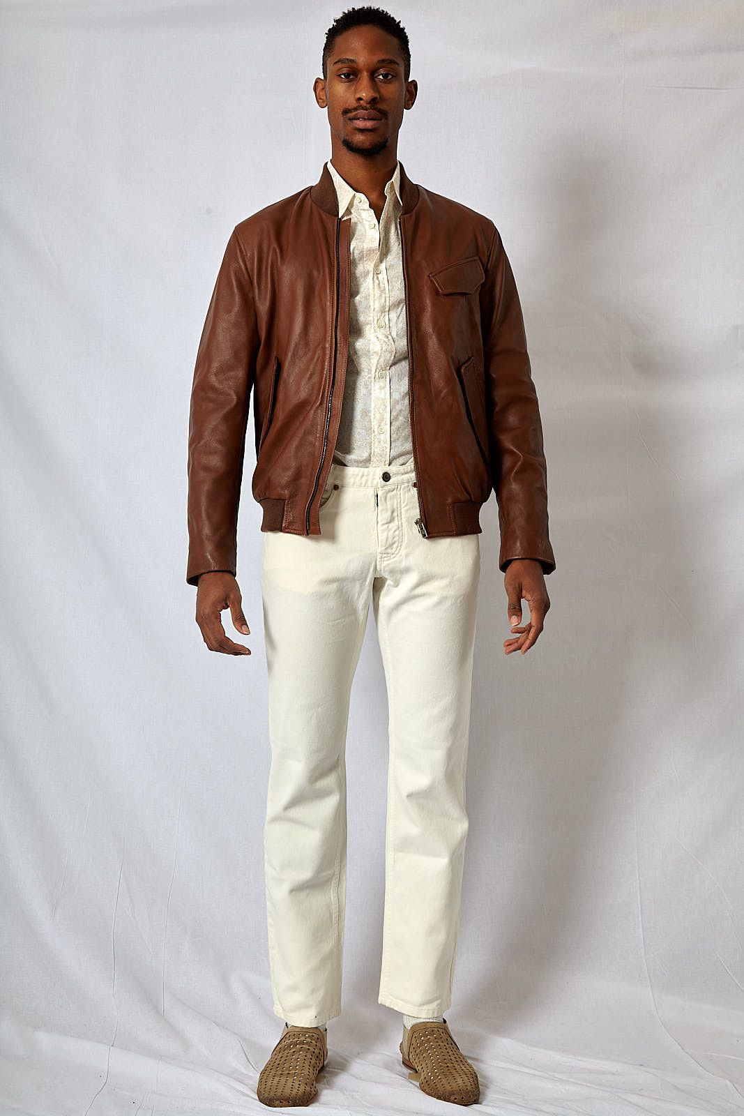 Maison Margiela ARCHIVE BRAND NEW LEATHER BOMBER Size US M / EU 48-50 / 2 - 5 Thumbnail