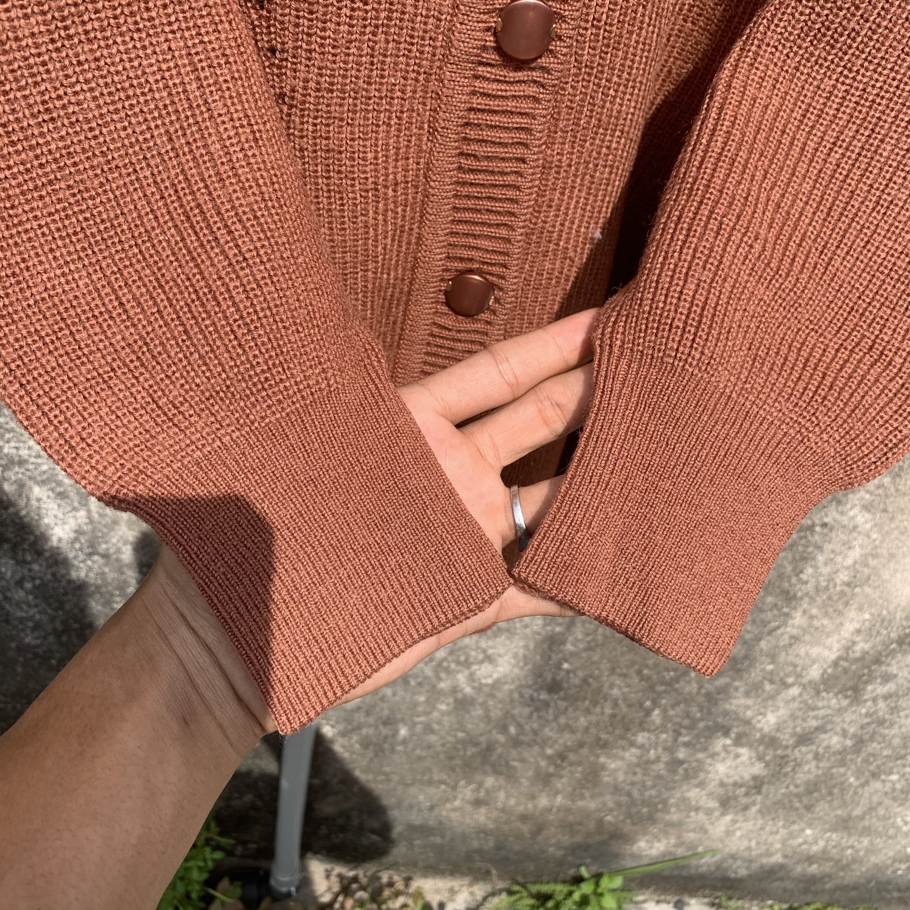 Japanese Brand Full Buttons Knit Unbranded Cardigan Jumper Sweater Size US L / EU 52-54 / 3 - 9 Thumbnail