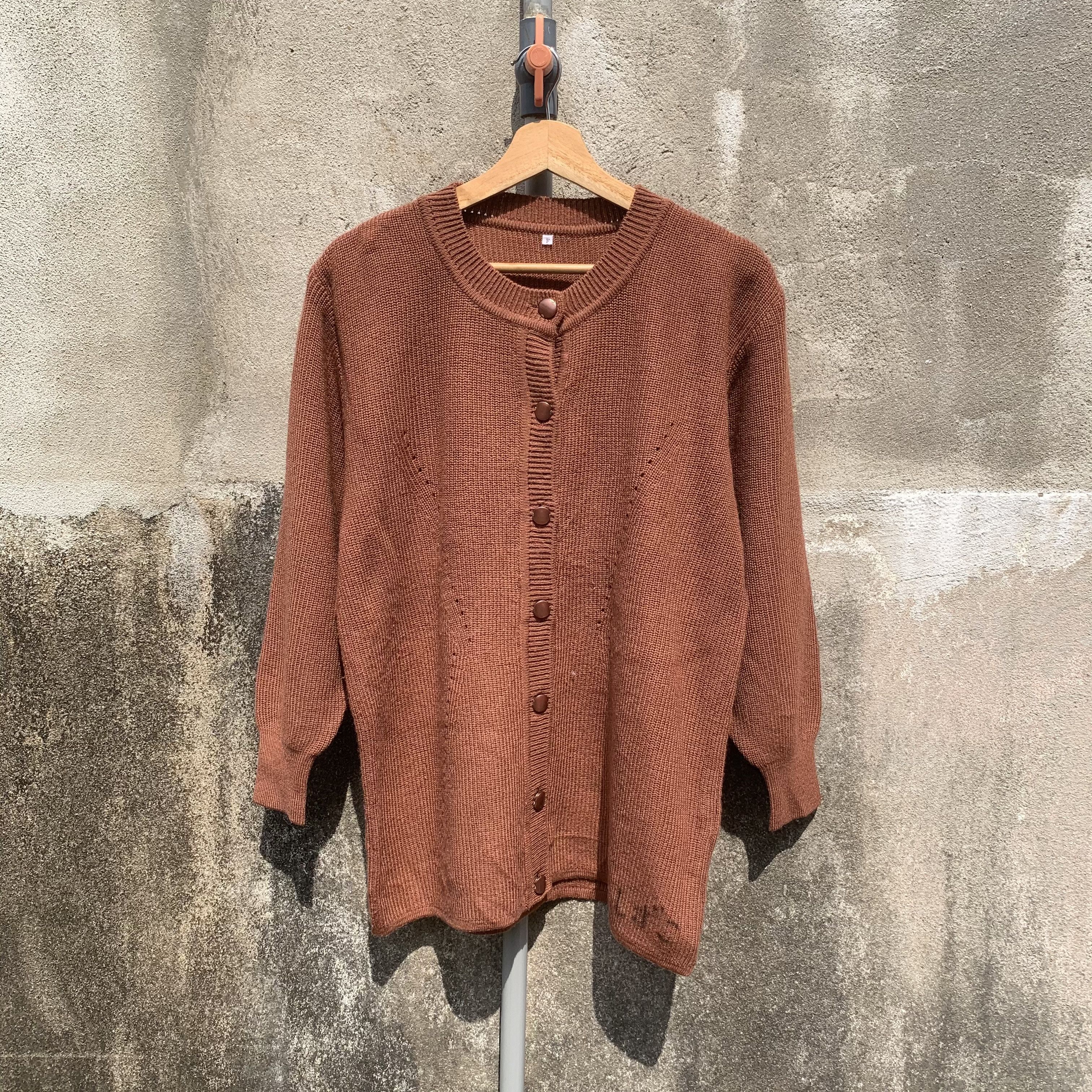 Japanese Brand Full Buttons Knit Unbranded Cardigan Jumper Sweater Size US L / EU 52-54 / 3 - 1 Thumbnail
