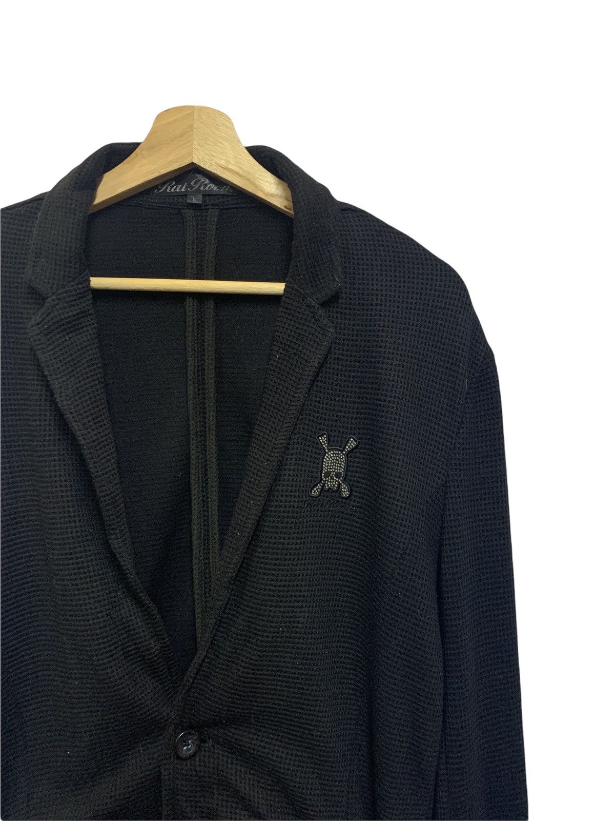 Roen Rat Roen Skull Single Button Cardigan Jacket Size L / US 10 / IT 46 - 2 Thumbnail