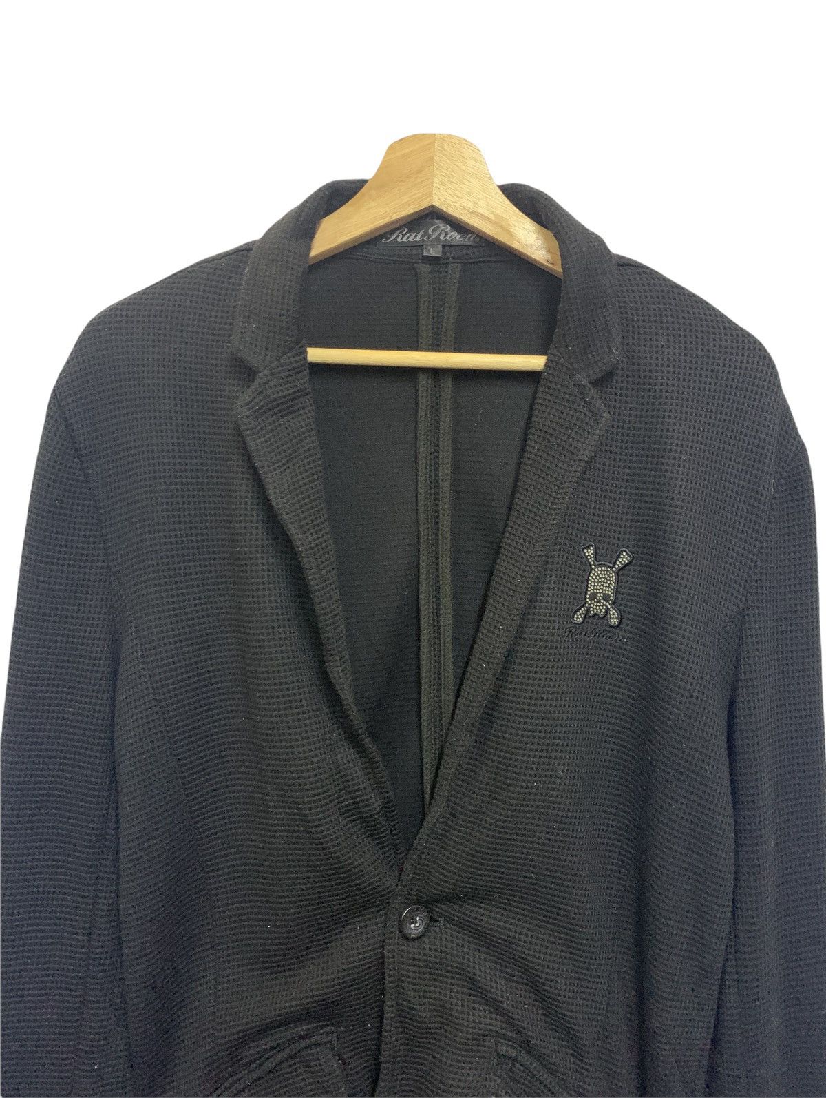 Roen Rat Roen Skull Single Button Cardigan Jacket Size L / US 10 / IT 46 - 4 Thumbnail